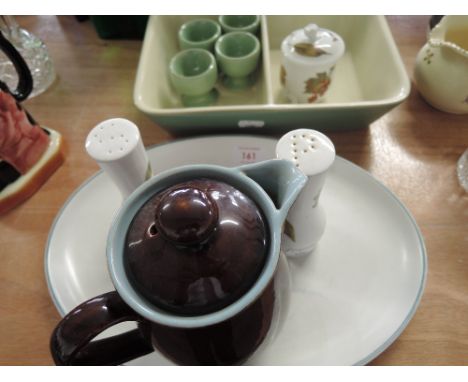 A selection of tableware including Denby and Royal Worcester etc