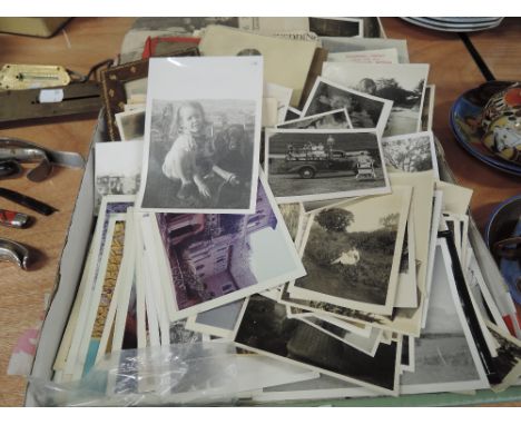 A collection of vintage photographs