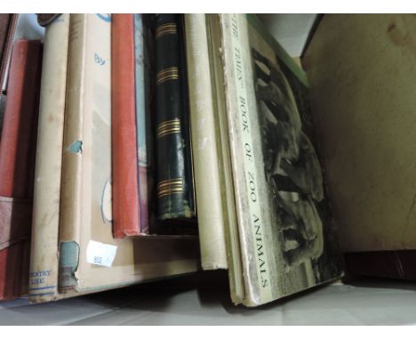 A box of vintage childrens volumes