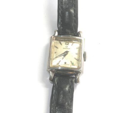 Vintage ladies omega wristwatch cal 244 winds and ticks but no warranty given 
