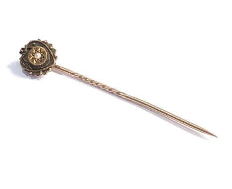 Antique 15ct gold stick pin 