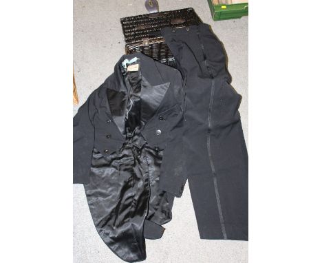 A VINTAGE HARRY LONGMAN OF LEEDS COATAILED JACKET AND TROUSERS 