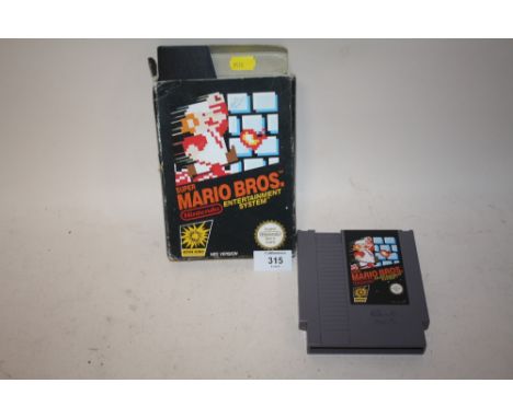 A BOXED VINTAGE NINTENDO NES SUPER MARIO BRO'S VIDEO GAME