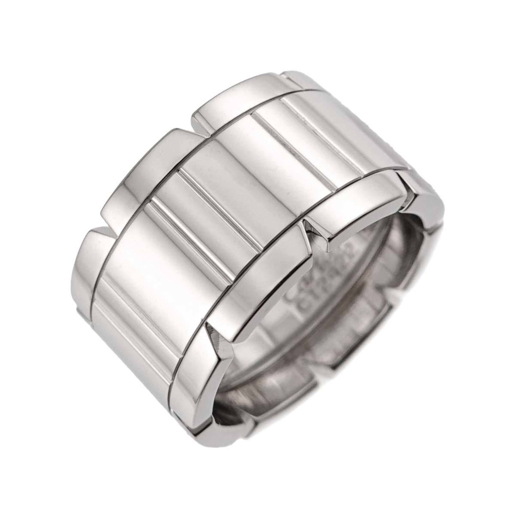 Cartier Tank Franaise #51 Ring, 18K WG (White Gold 750)