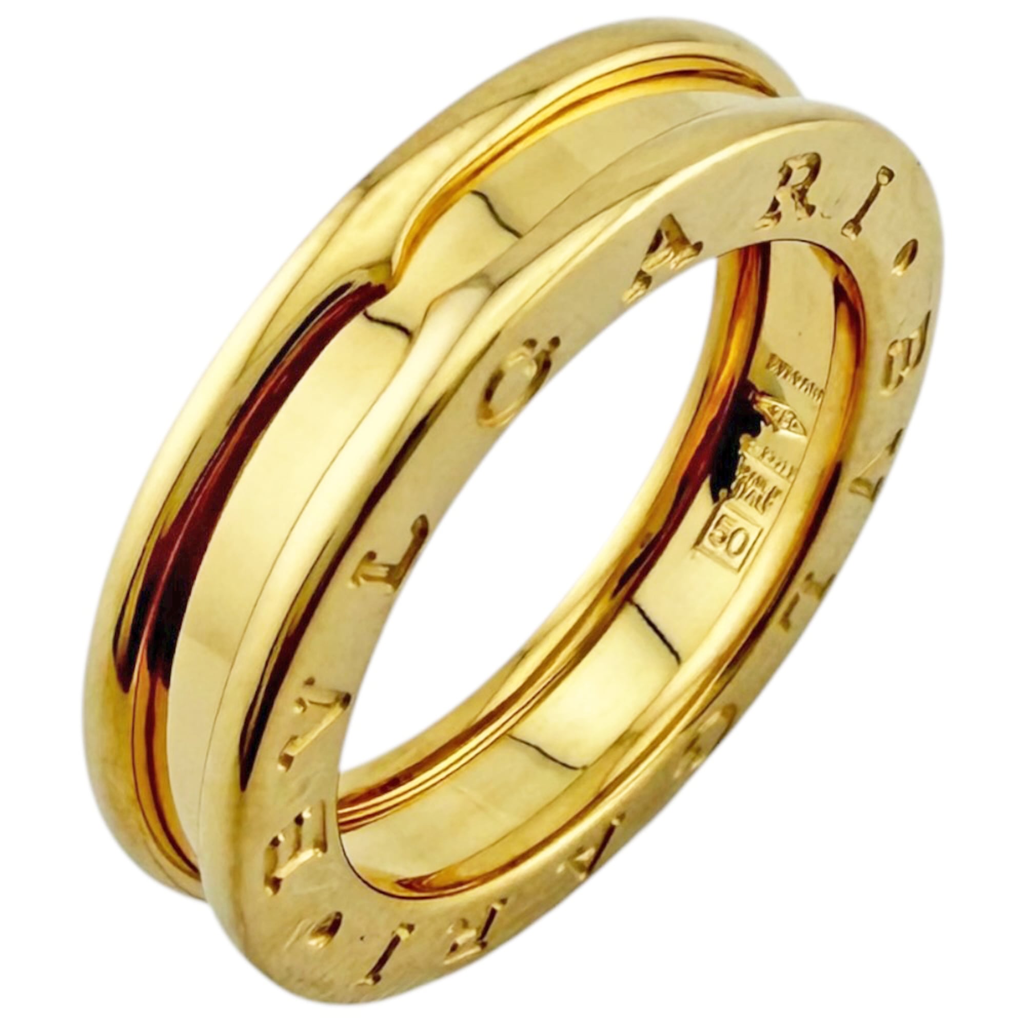 Bvlgari Bulgari B.zero1 1-band ring, 18K yellow gold, women\'s ring.