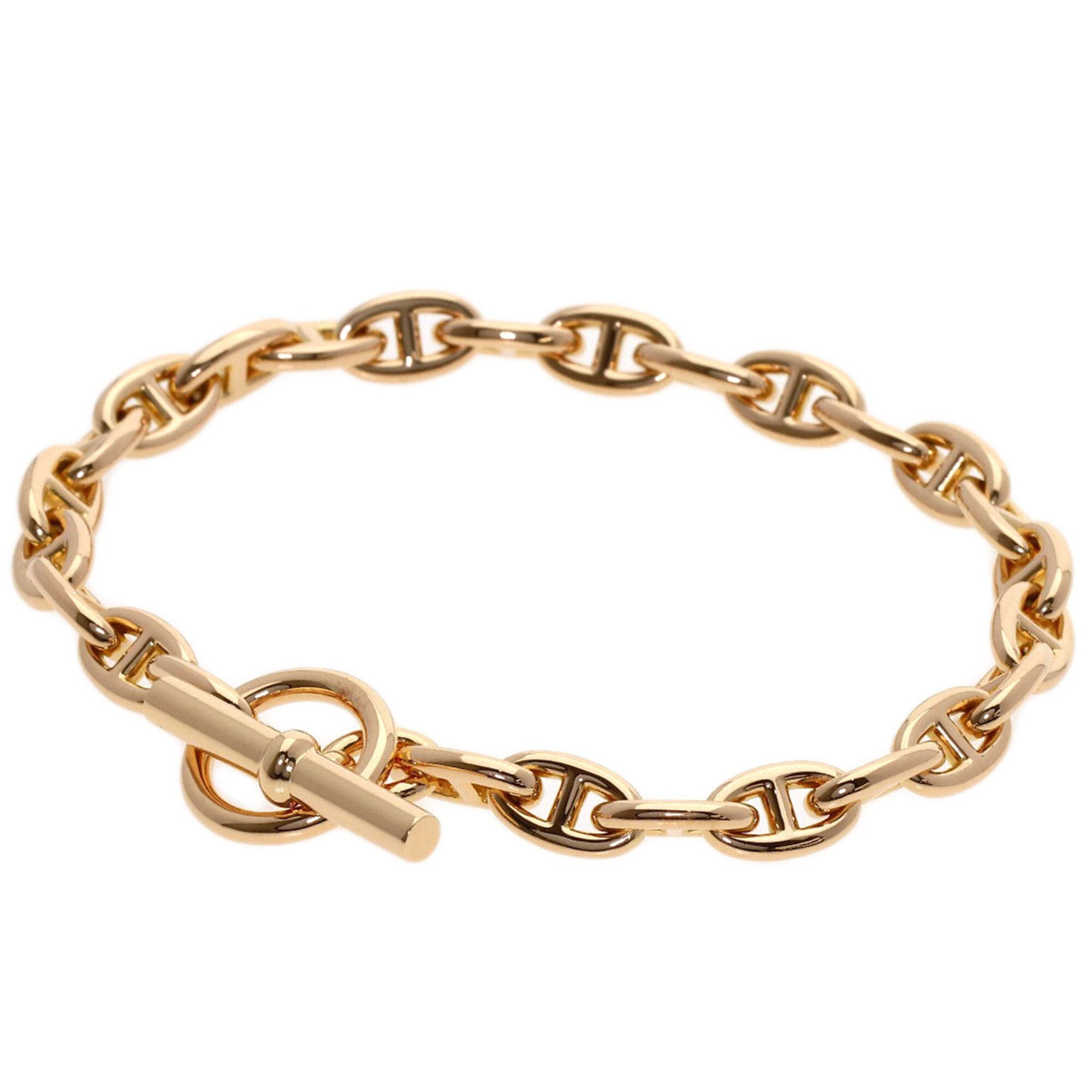 Hermes Chaine d\'Ancre TPM 26-link bracelet, 18K pink gold, women\'s.