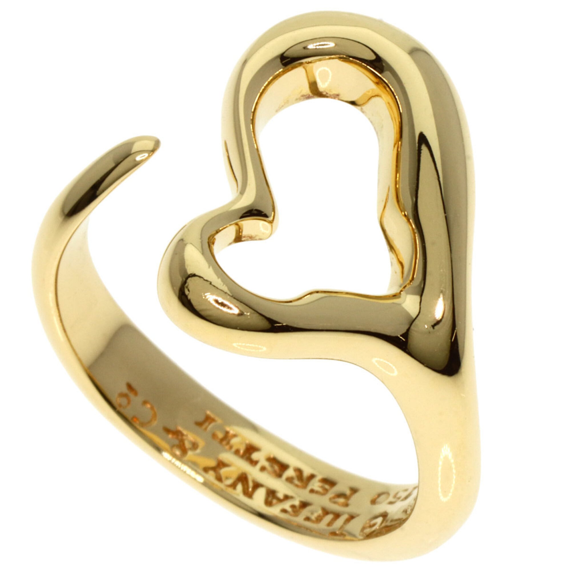 Tiffany & Co. Open Heart Ring, 18K Yellow Gold, Women\'s.