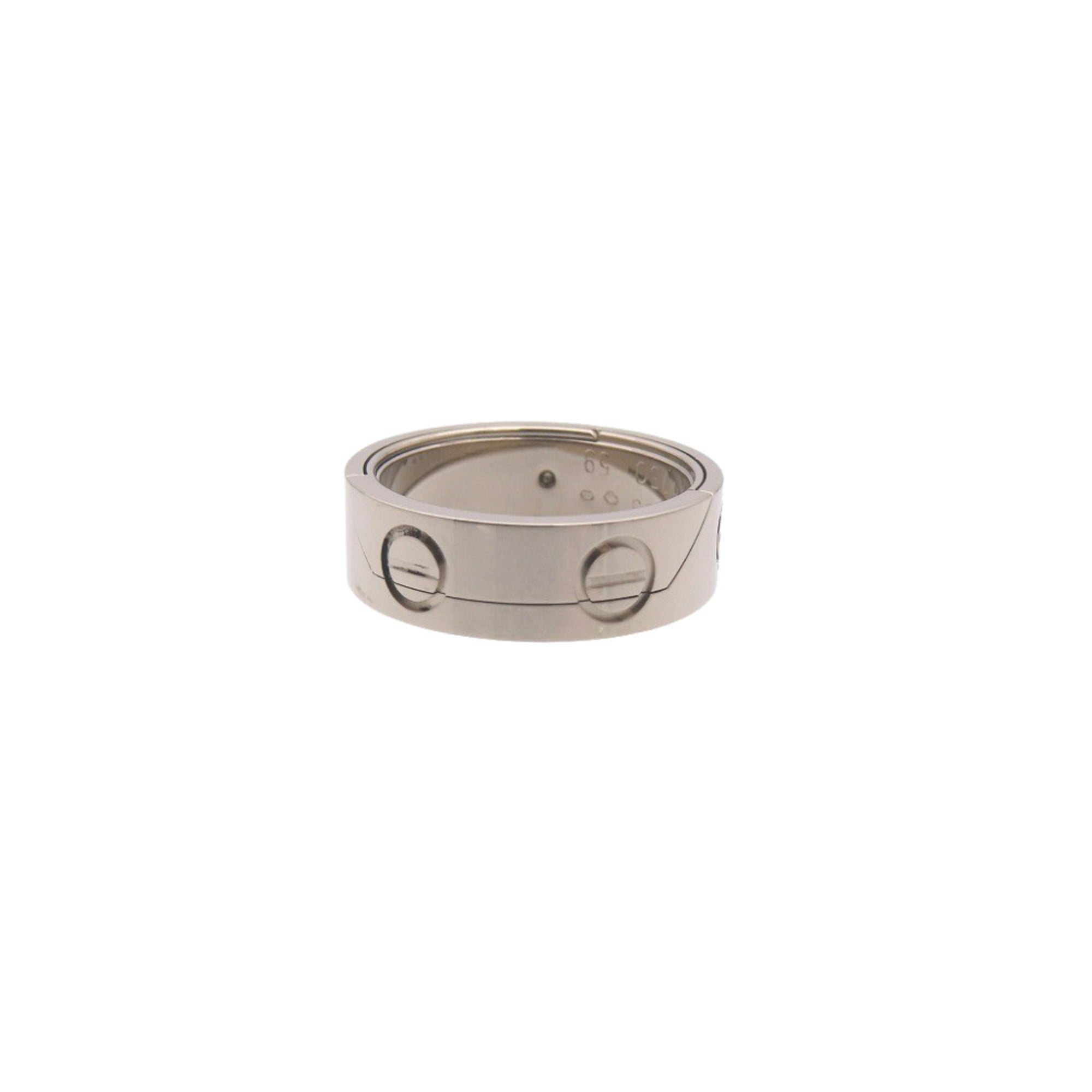 Cartier Astro Love 750WG Ring, 18KWG White Gold, Size #59, Jewelry 1546CARTIER