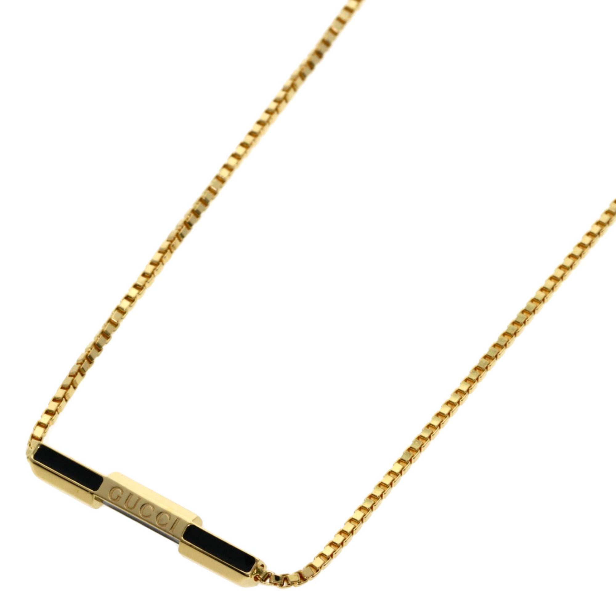 Gucci Link to Love Necklace 18K Yellow Gold Women\'s GUCCI