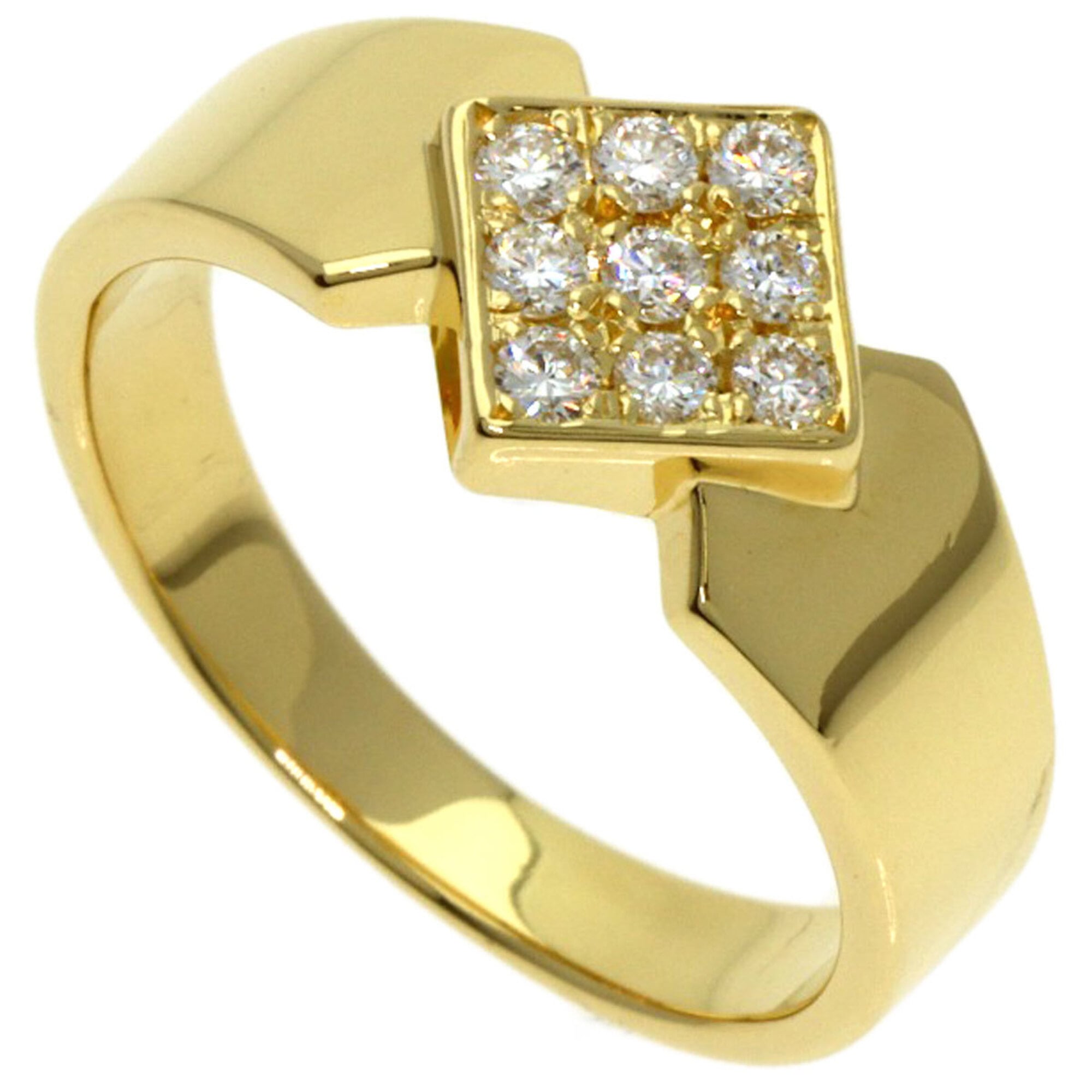Christian Dior Dior Diamond Ring, 18K Yellow Gold, Women\'s
