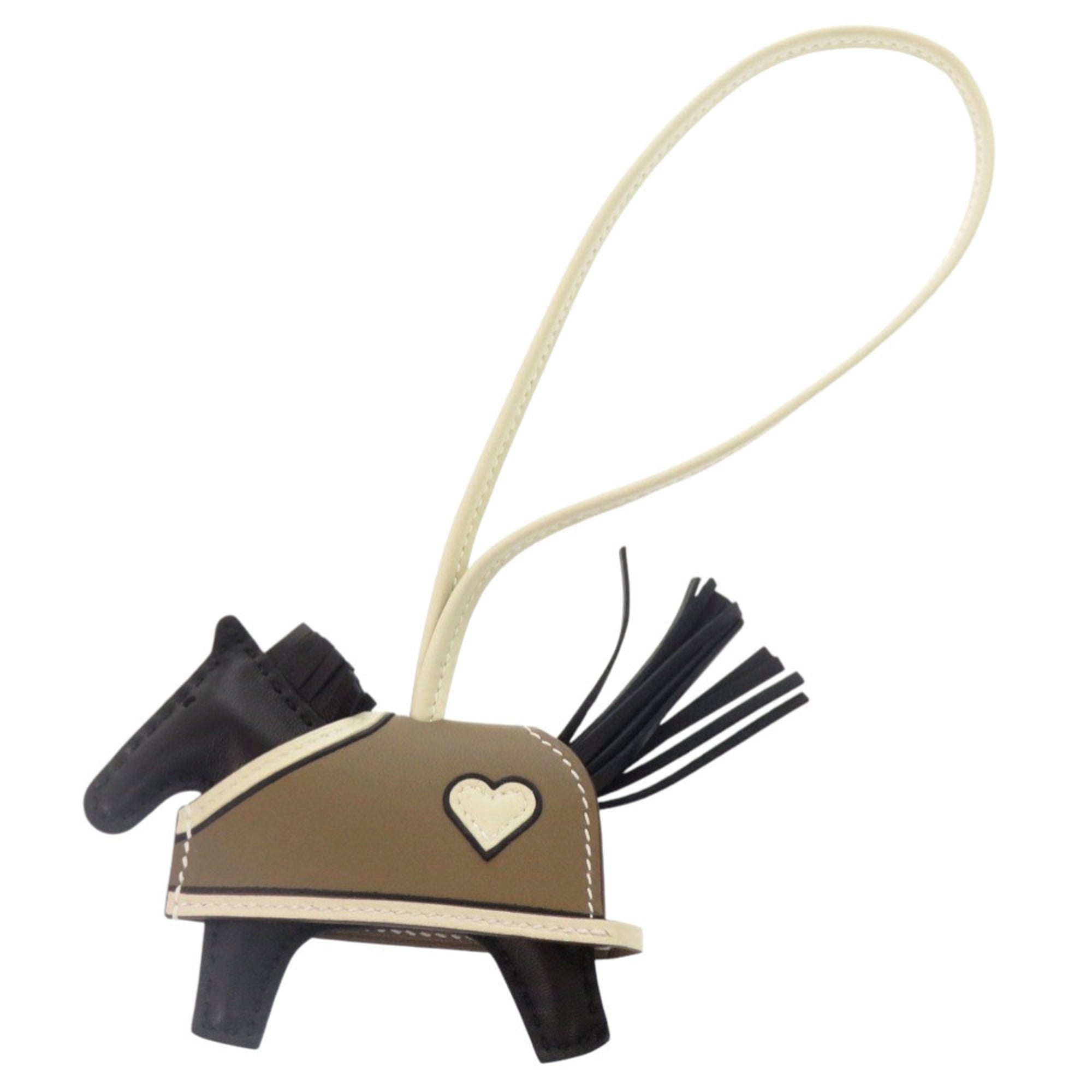 Hermes Robeau Coeur PM, Agneau Milo, Veau Swift, Black, K stamp (2025 production), Accessory, Bag Ch