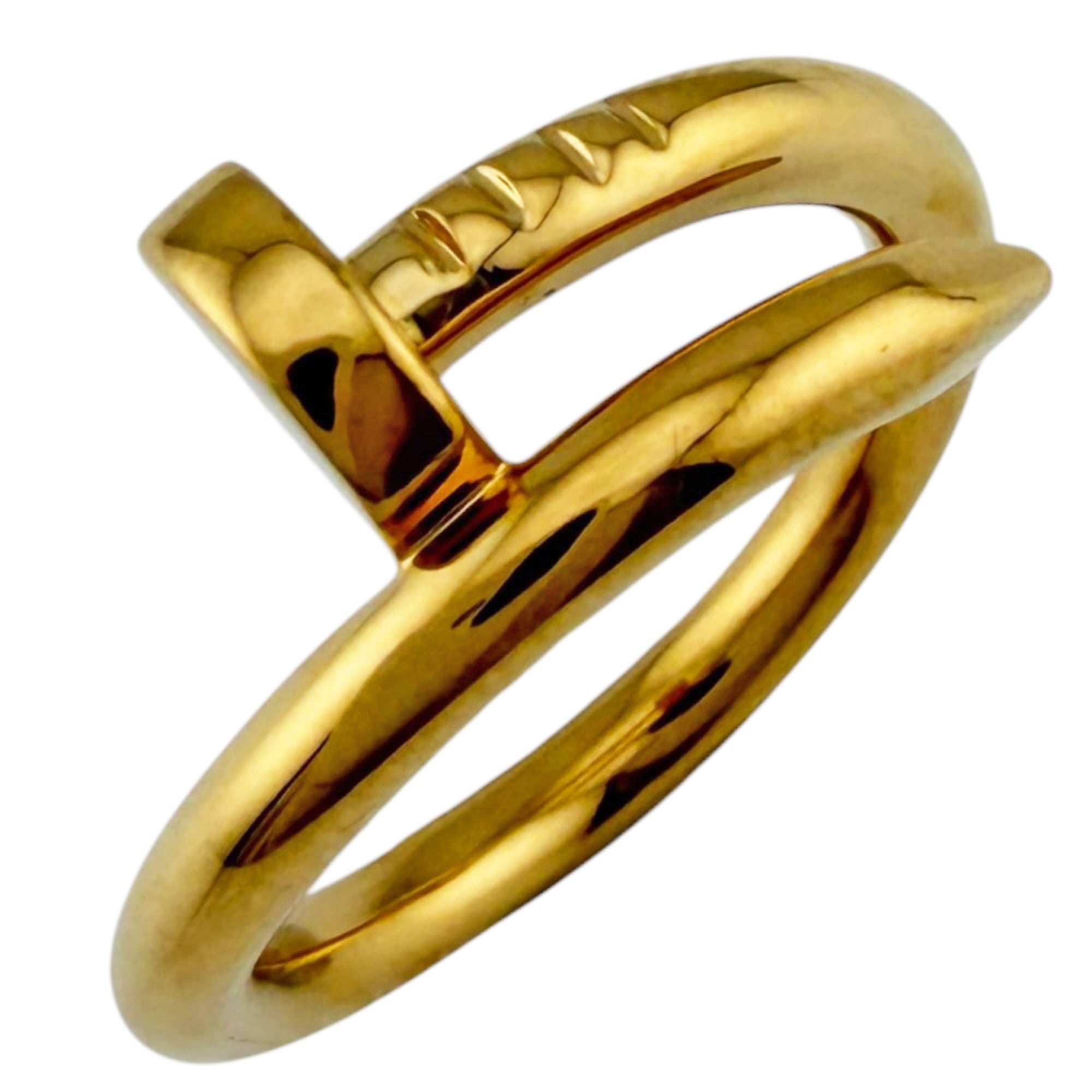 Cartier Juste un Clou Ring, 1, 18K Yellow Gold, Women\'s, CARTIER, Pre-owned