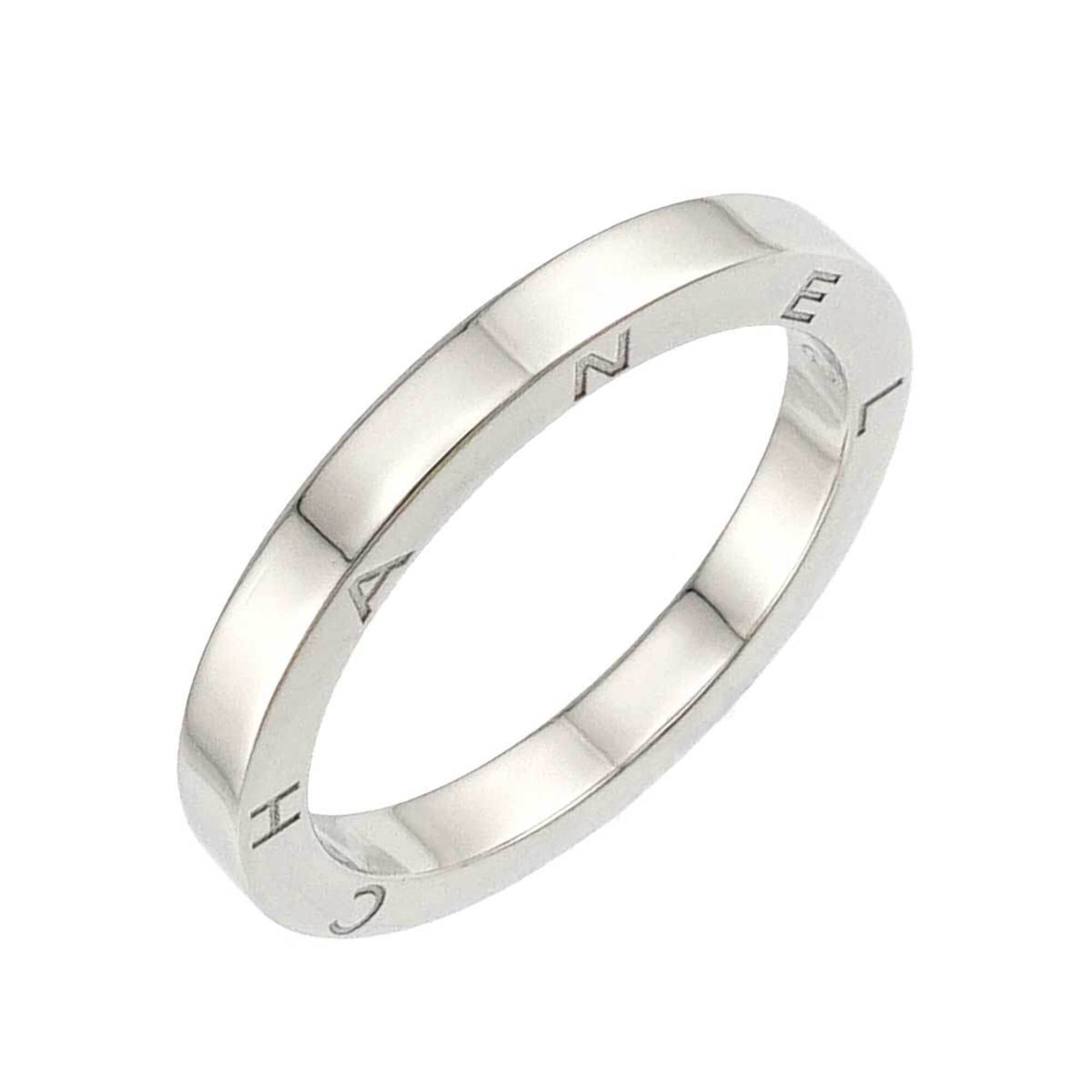 Chanel Signature 2 Ring, Platinum (Pt)