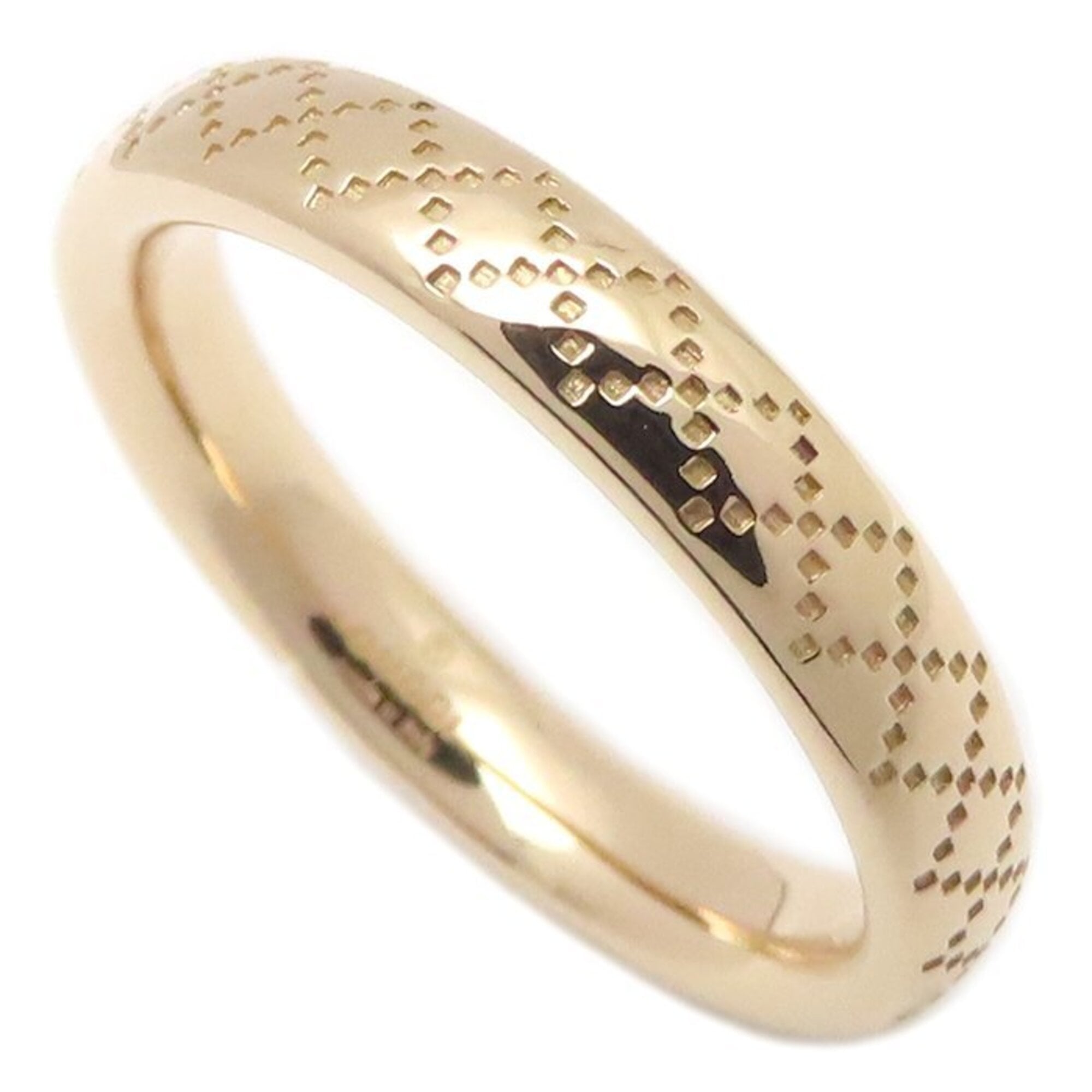 GUCCI Diamantissima Ring, Size 12, 18K Pink Gold, Women\'s, Item Number 295349