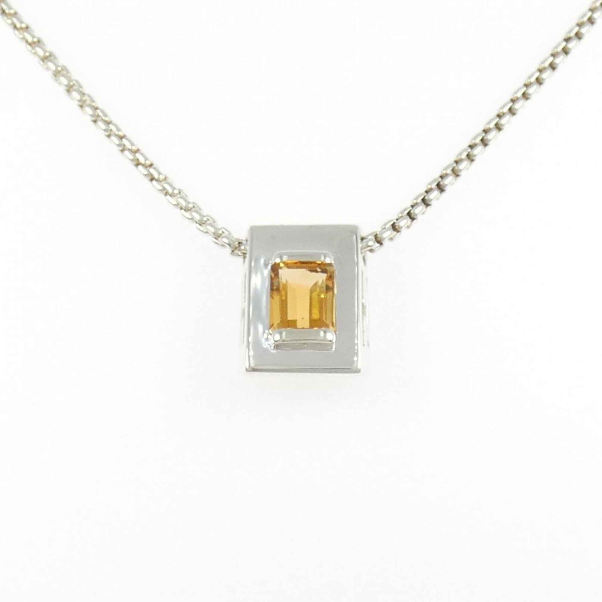 Hermes Citrine Necklace