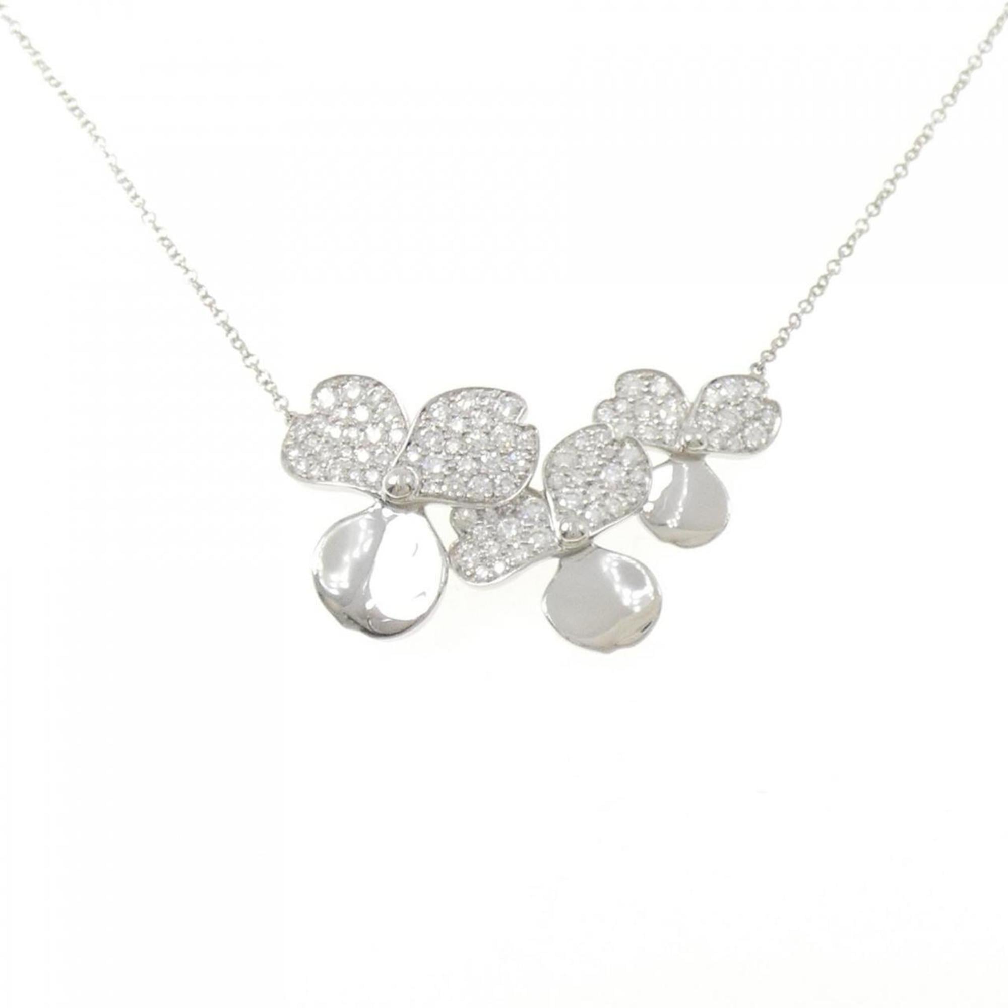 Tiffany Paper Flower Cluster Necklace