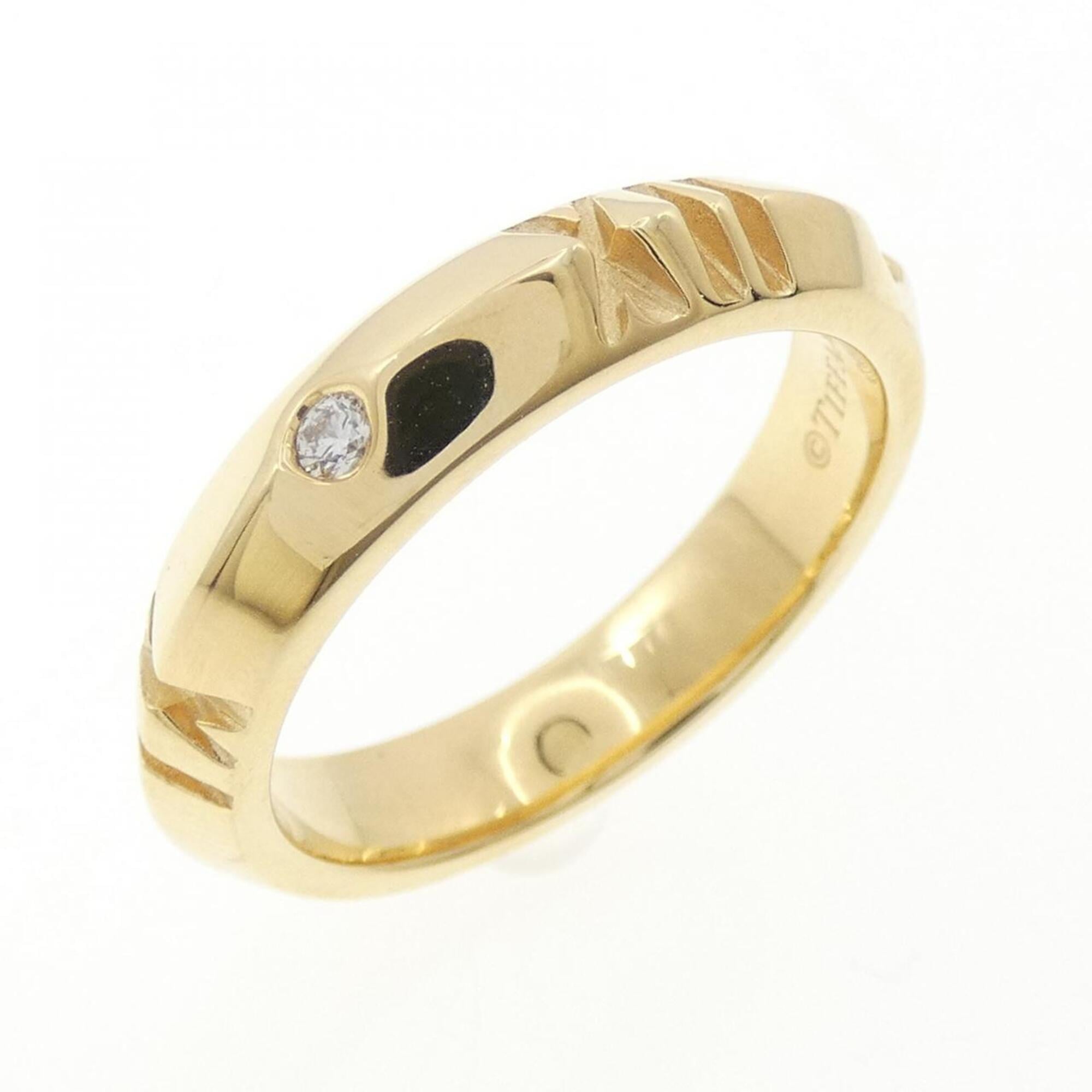 Tiffany & Co. Atlas X Closed Narrow Ring 0.10 CT