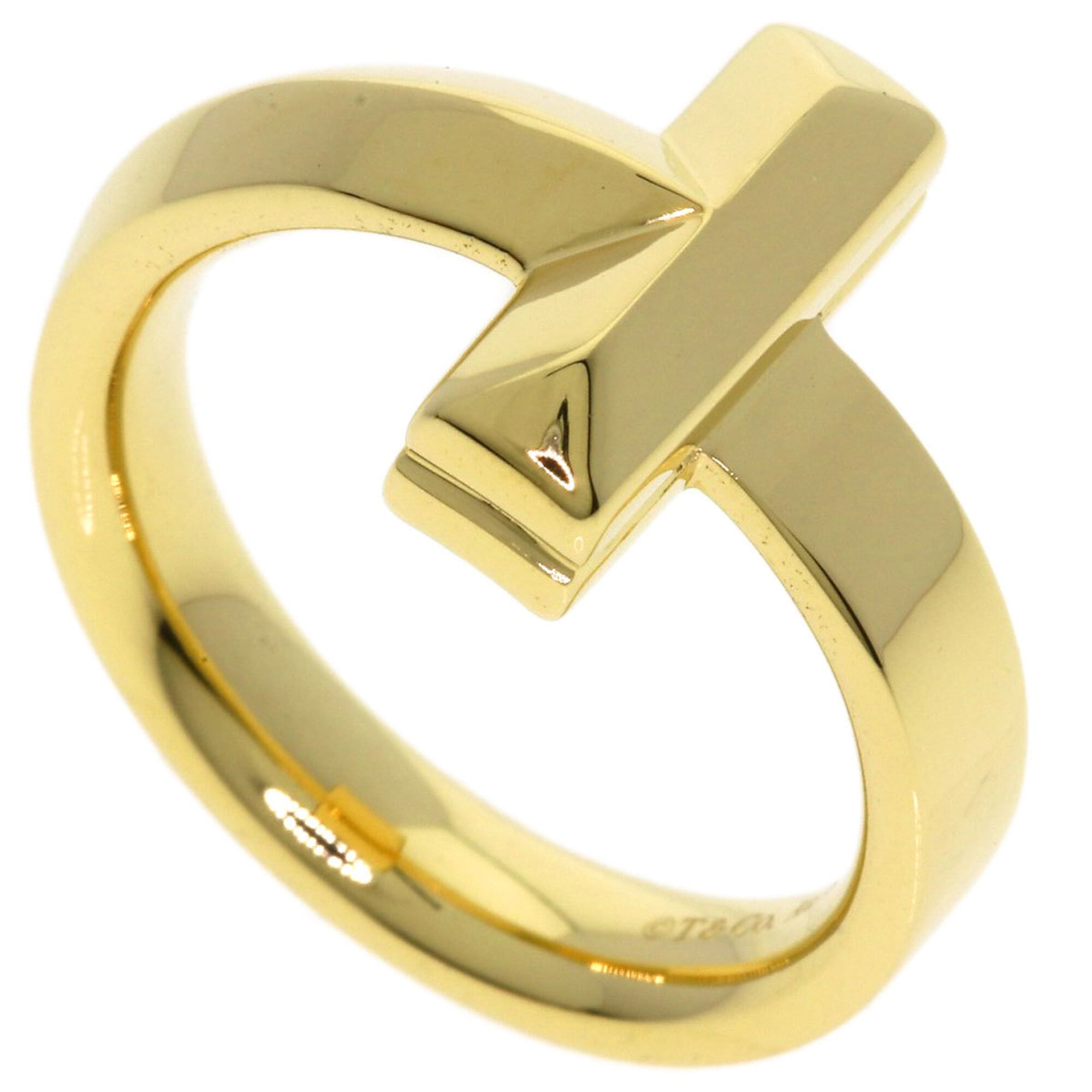Tiffany & Co. T One Wide Ring, 18K Yellow Gold, Women\'s Ring.