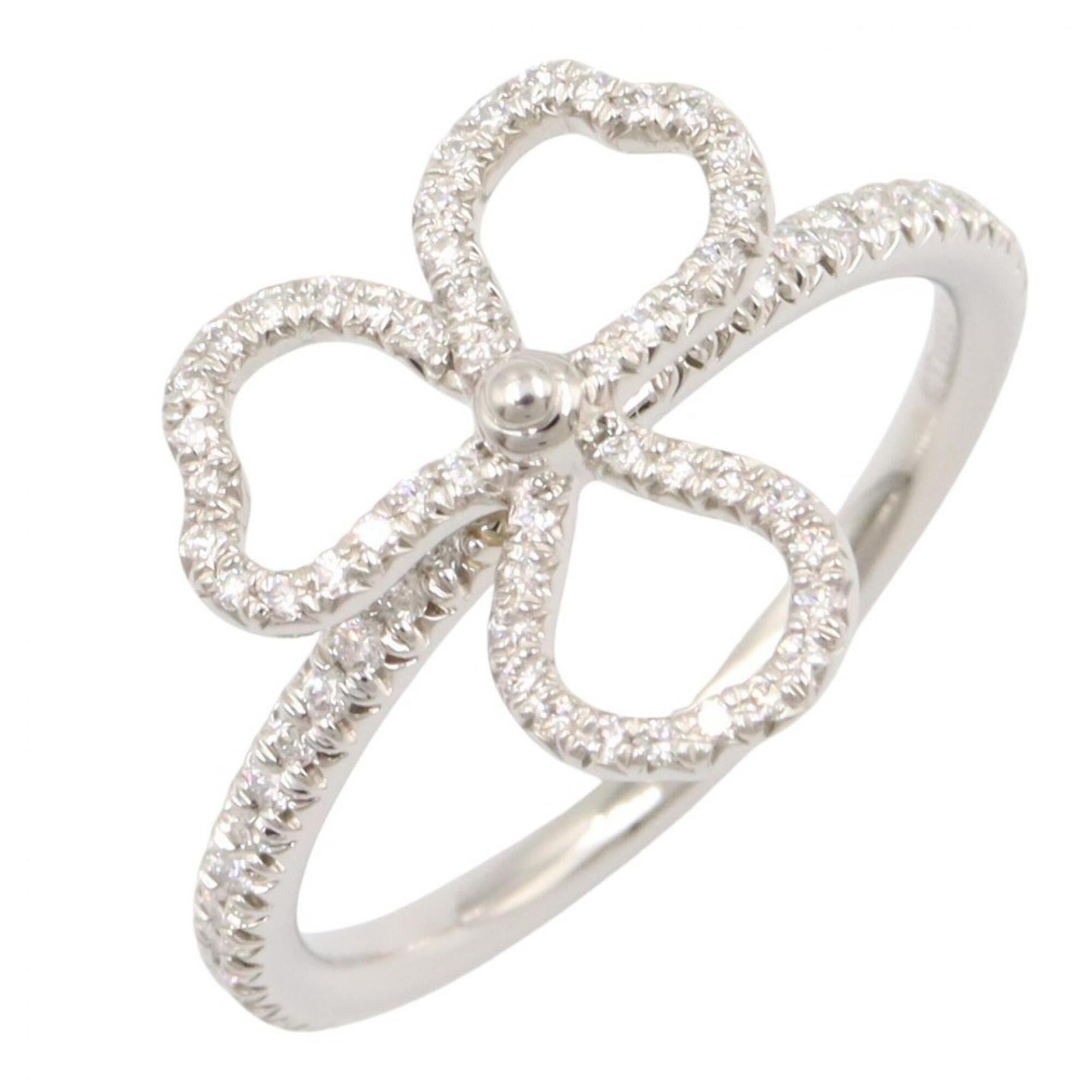Tiffany & Co. Paper Flower Diamond Ring - Platinum (Pt950) Women\'s Silver/Clear Tone
