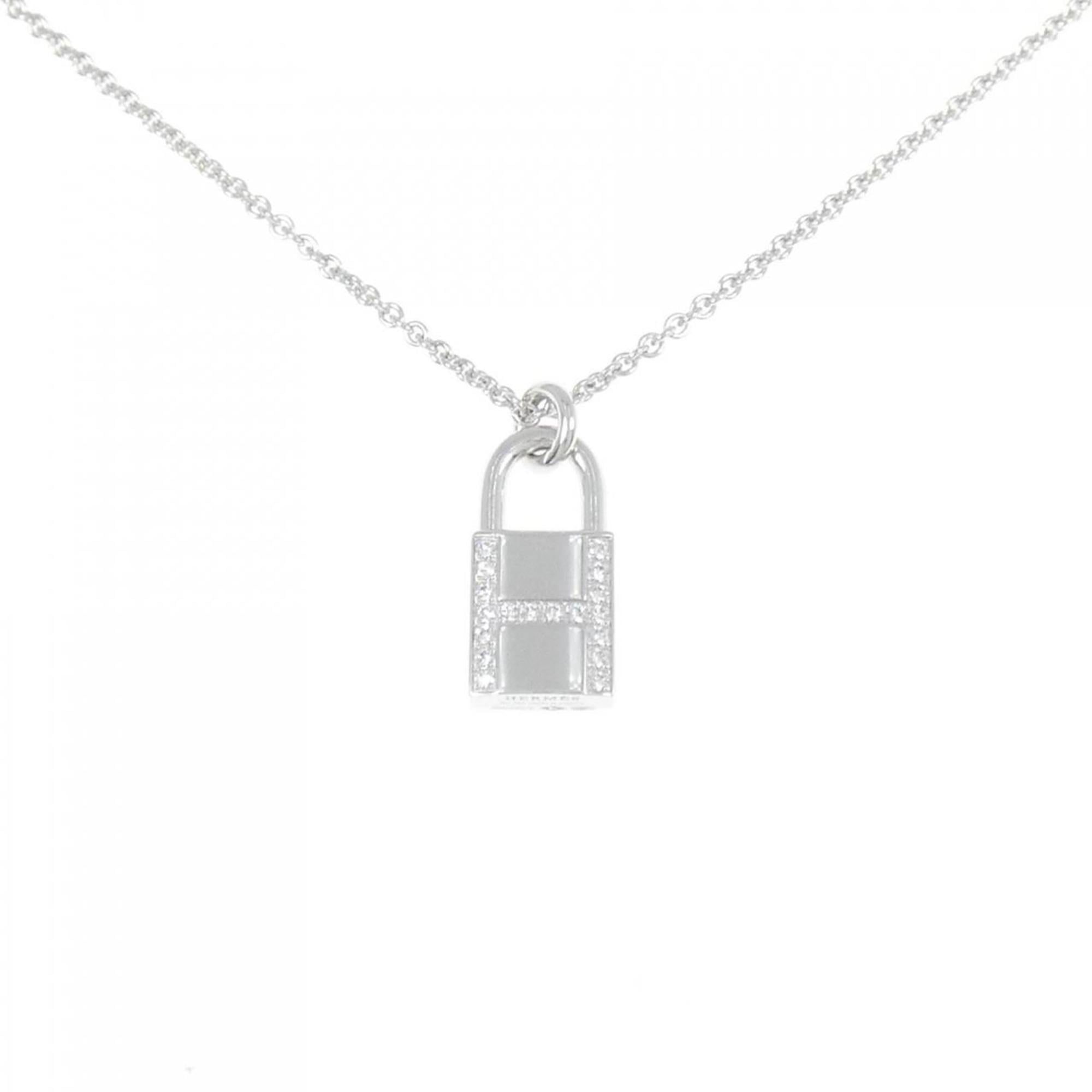 Hermes Amulet Padlock Necklace