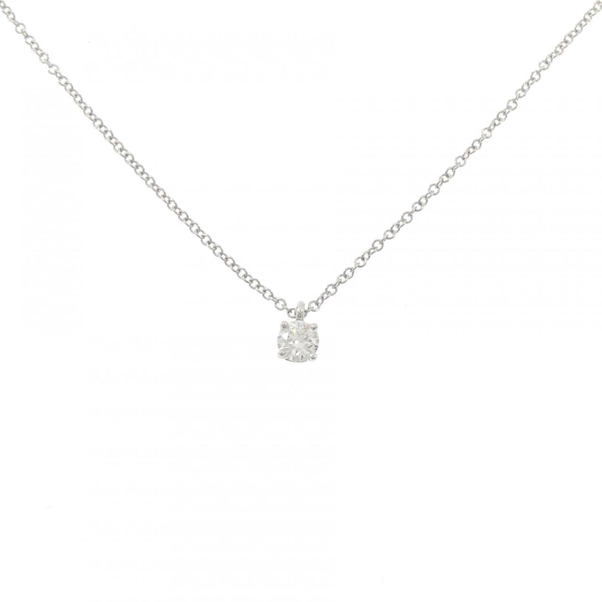 Tiffany & Co. Solitaire Necklace 0.22CT F VVS2 3EXT