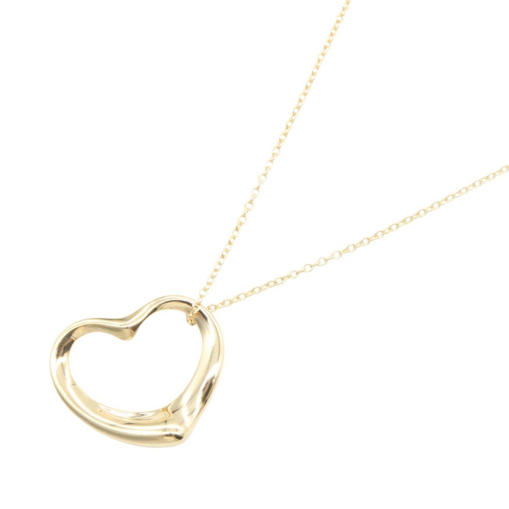 Tiffany & Co. Open Heart Medium Necklace, 18K (Yellow Gold), Women\'s Jewelry, Gold Tone
