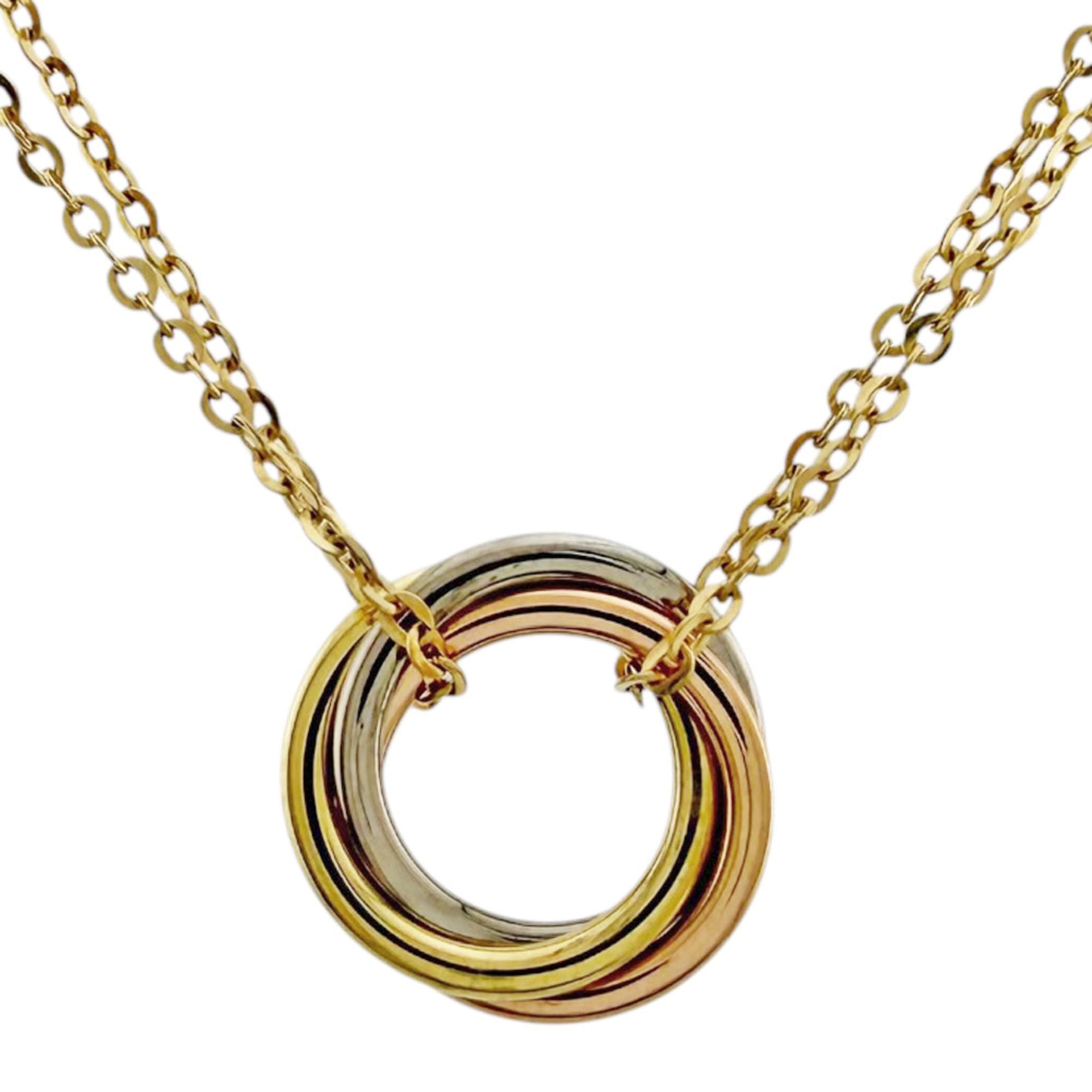 Cartier Sweet Trinity Necklace, 18K Yellow Gold, Women\'s, CARTIER, Pre-owned