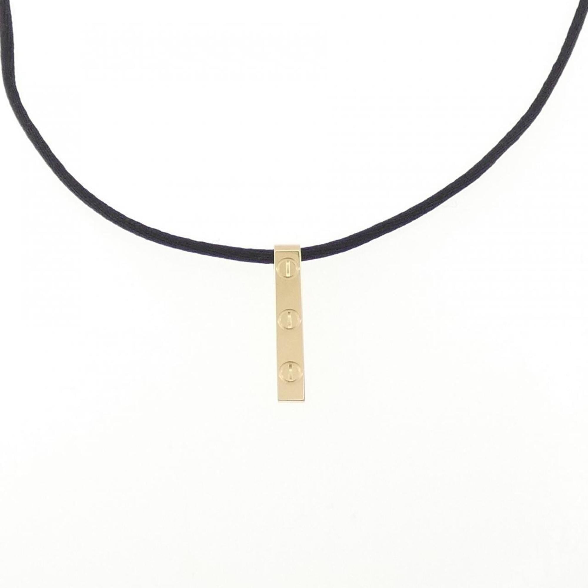 Cartier Love Plate Necklace