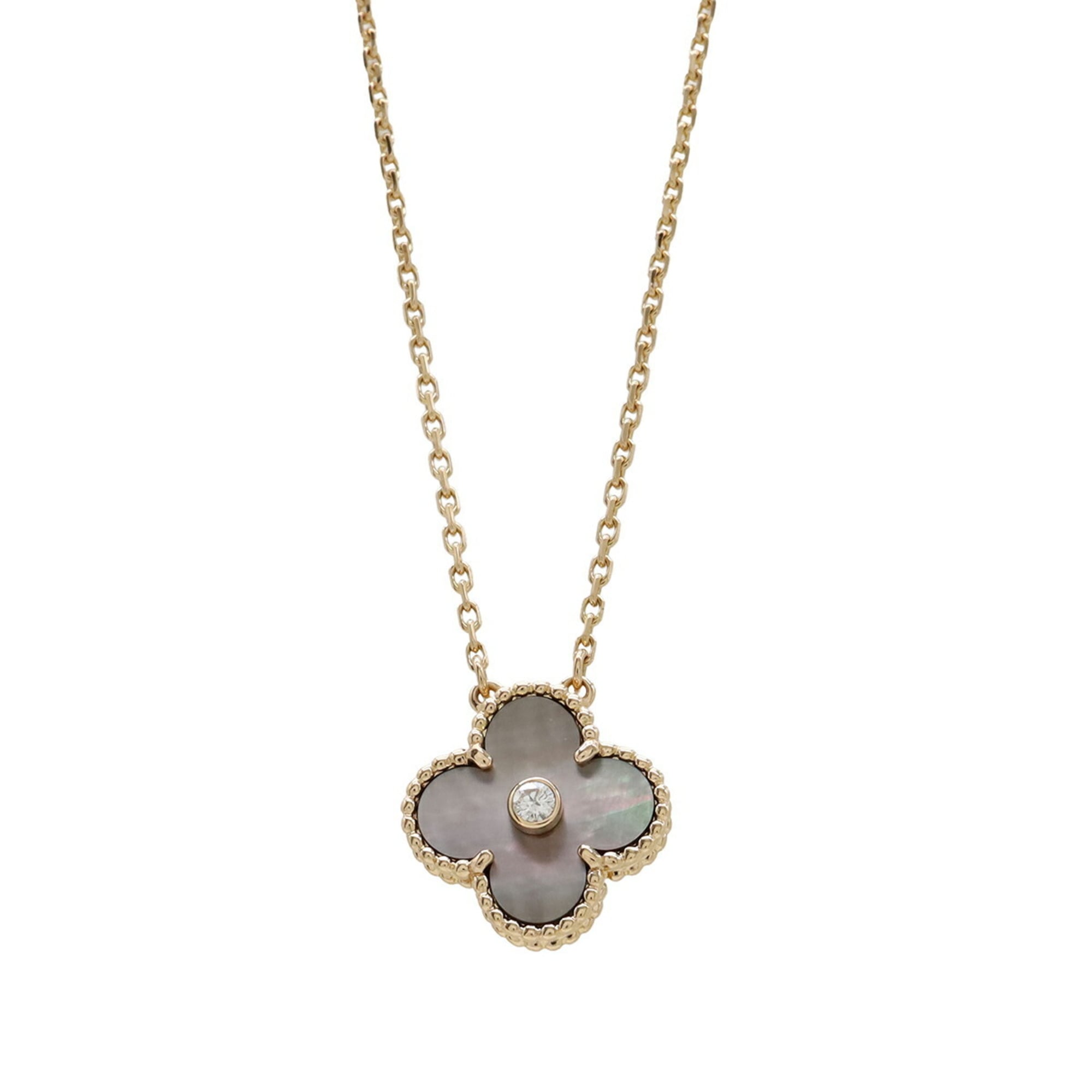 Van Cleef & Arpels Alhambra Necklace, Black Shell, Limited Edition VCAR05SX00