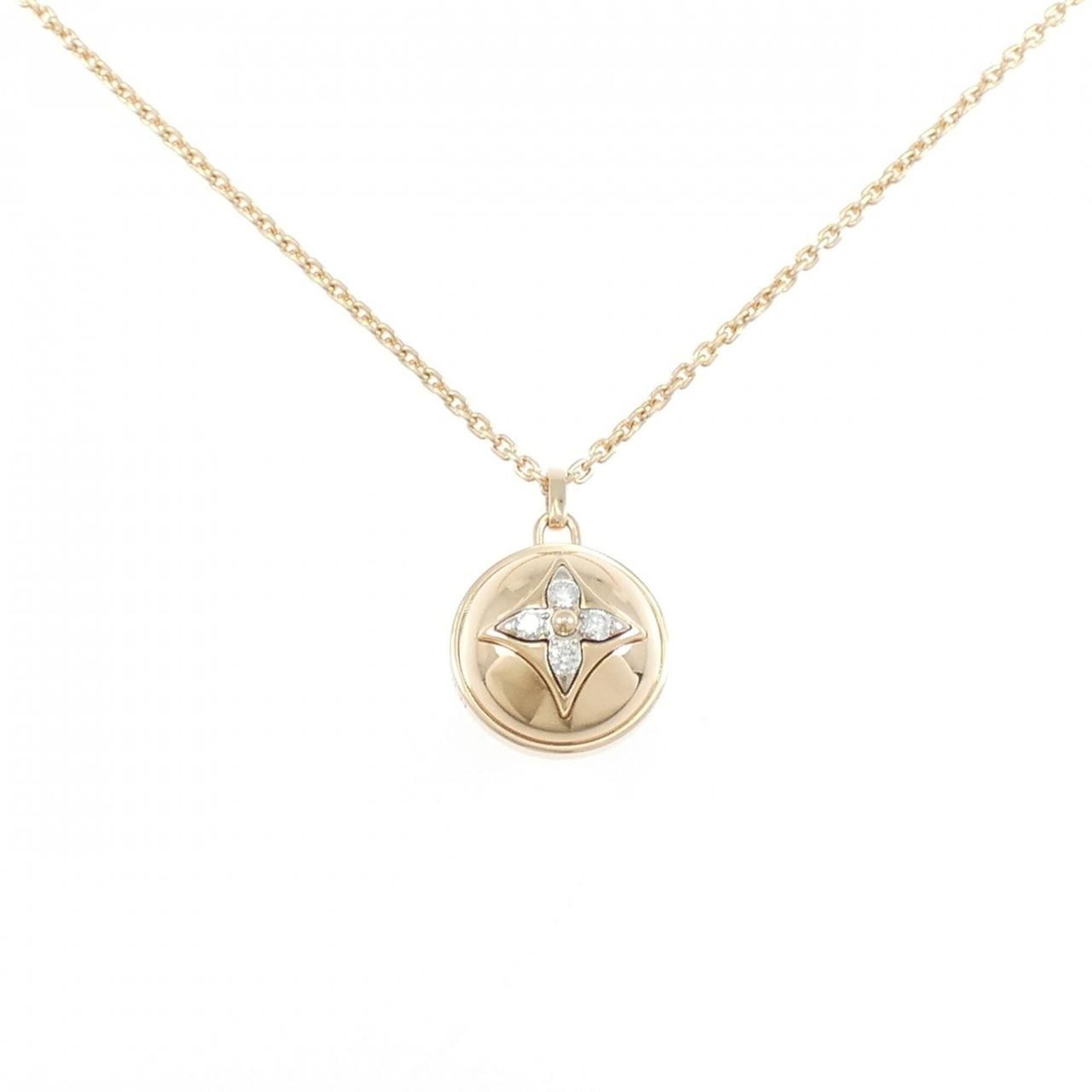 Louis Vuitton Pendant PM B Blossom Necklace