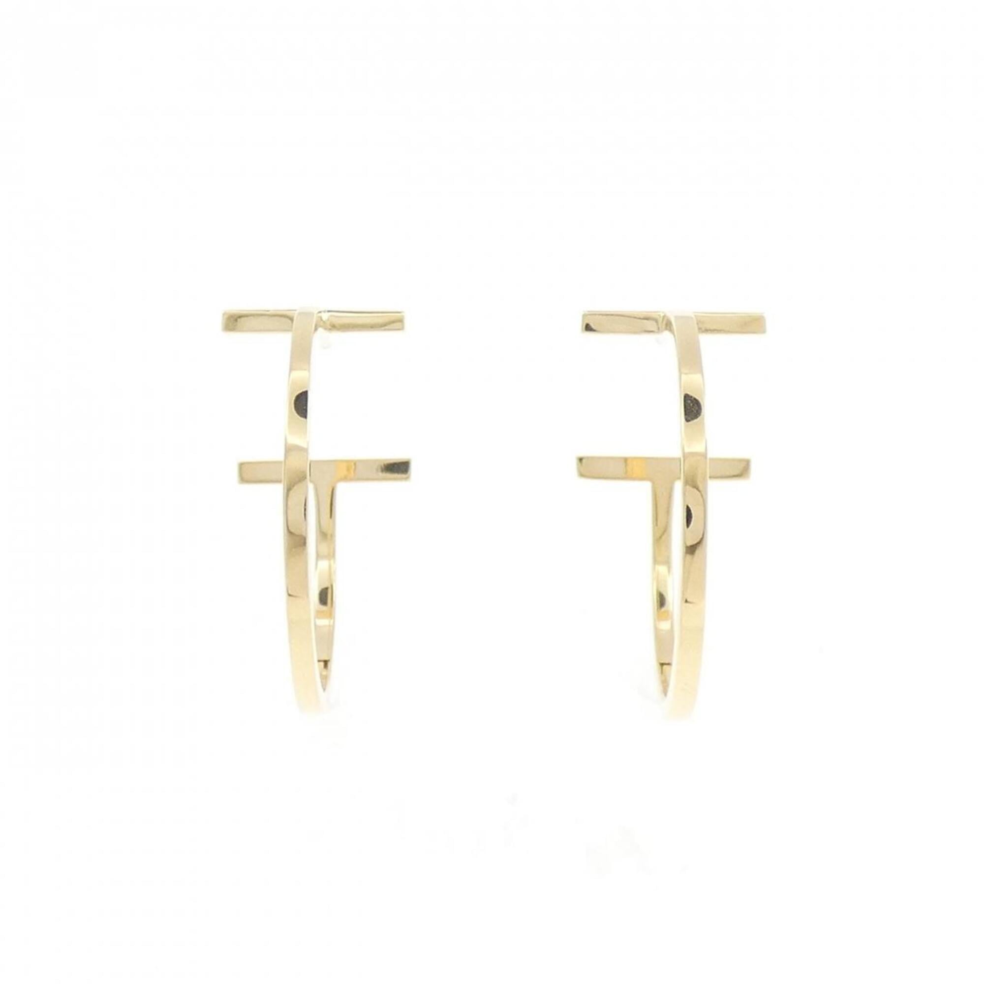 Tiffany & Co. T Wire Hoop Medium Earrings