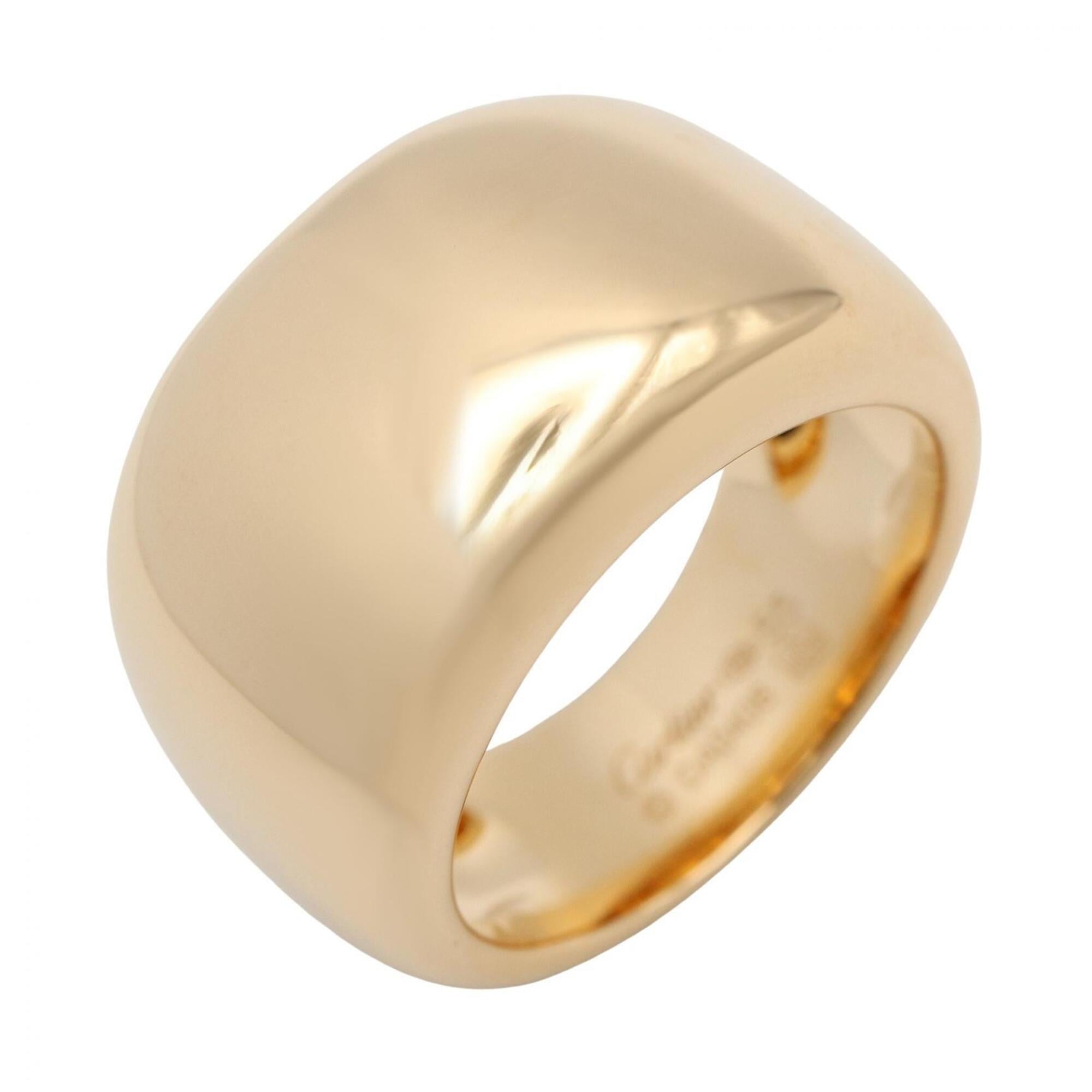 Cartier Nouvelle Vague Ring - 18K (Yellow Gold) Men\'s & Women\'s Gold Tone