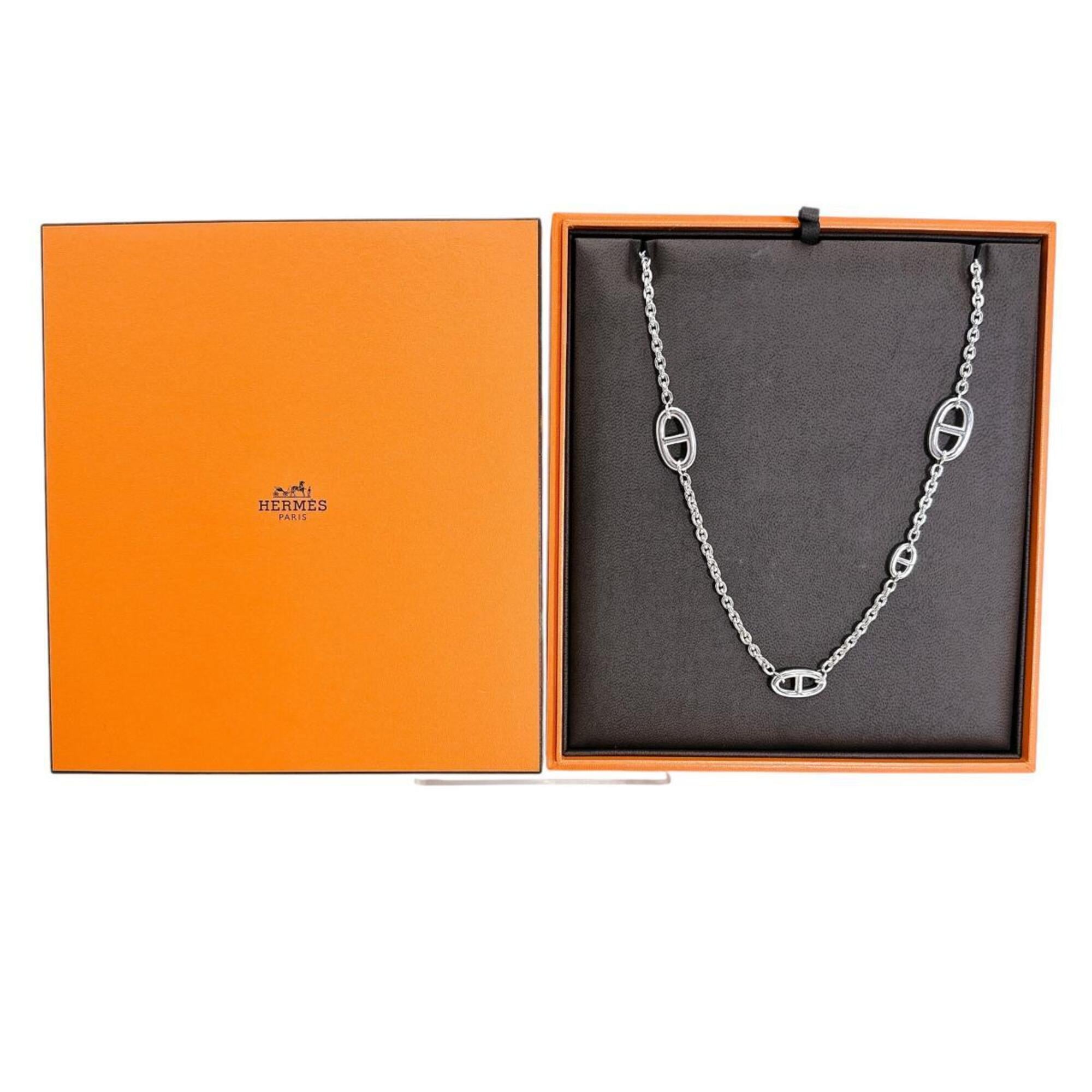 HERMES Farandole Long Necklace Chaine d\'Ancre SV925