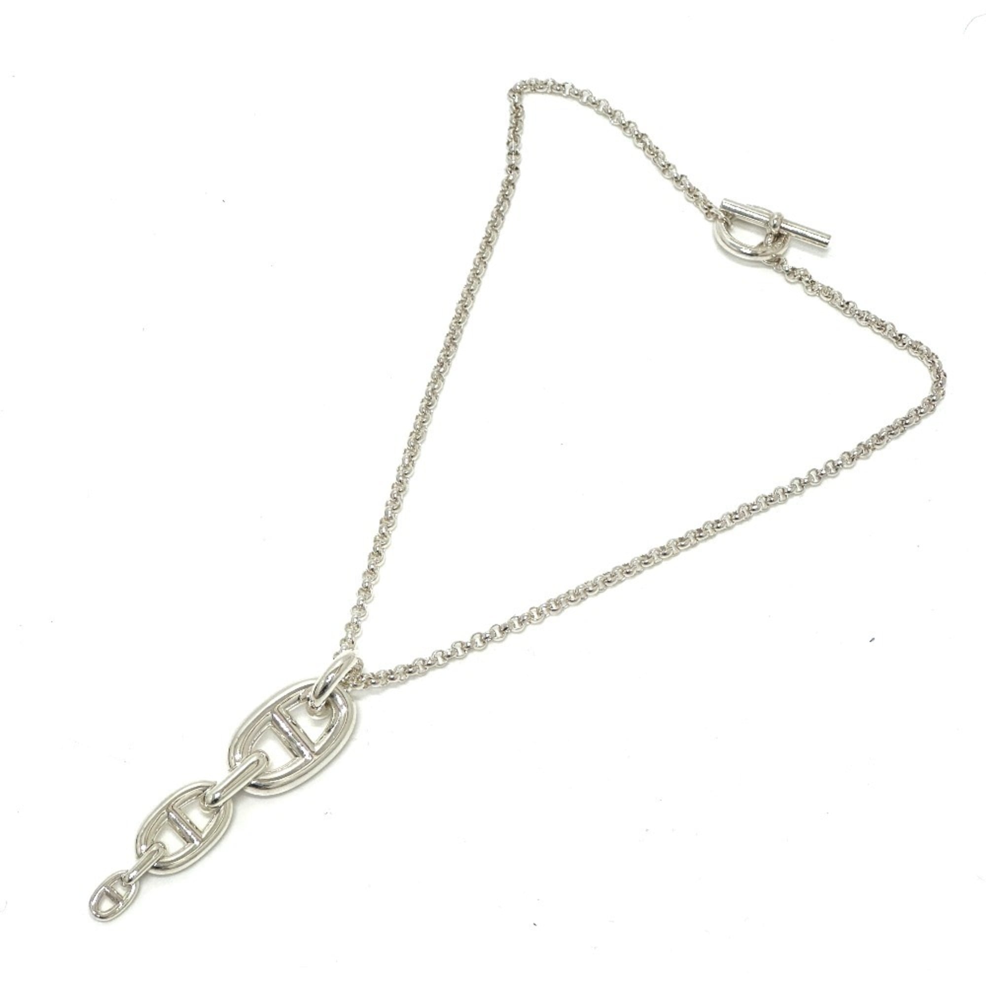 HERMES Hermes Angenera Necklace SV925 Women\'s Silver