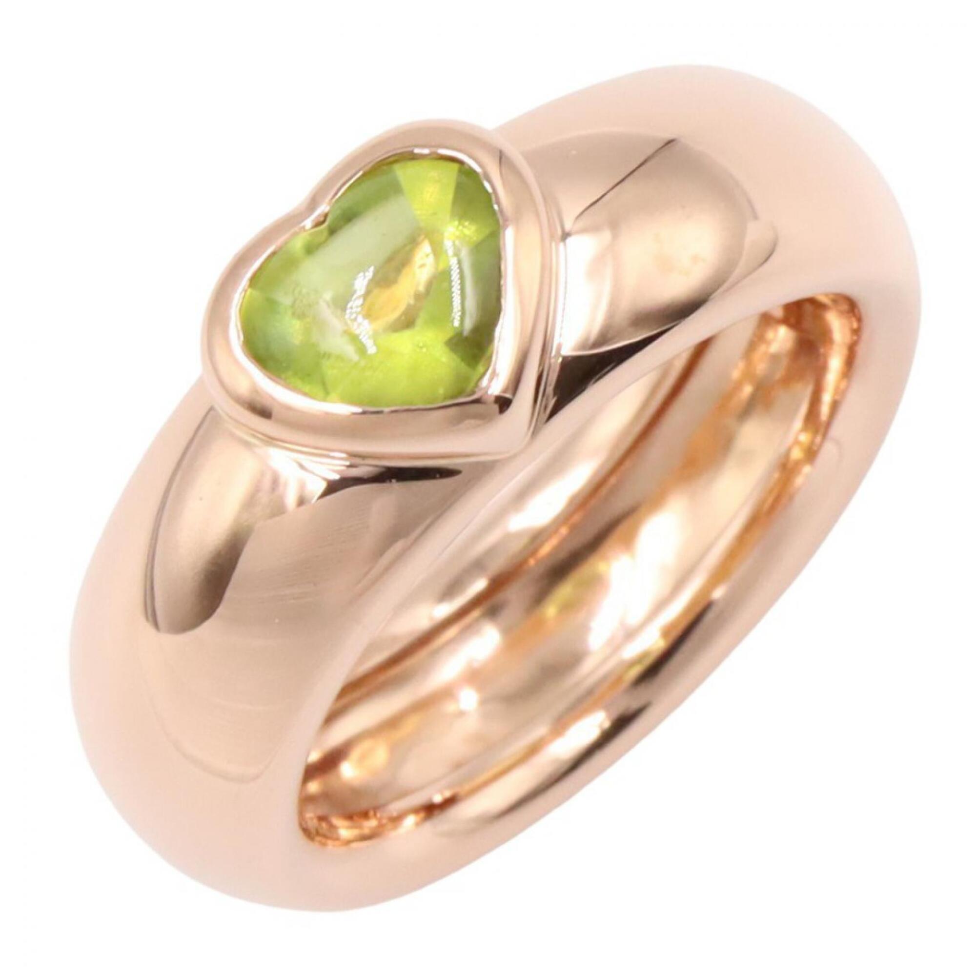 Tiffany & Co. Friendship PE Ring - 18K Pink Gold (PG) Peridot Women\'s Gold/Green Tones
