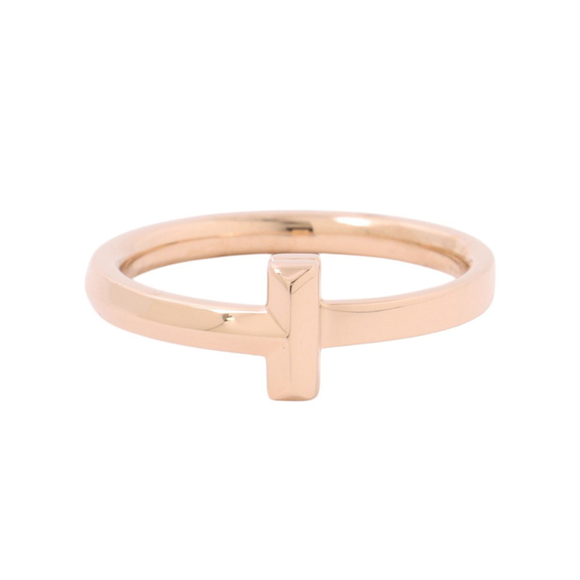 Tiffany & Co. T One Narrow Ring 67797388 18KPG Pink Gold Approx. 1