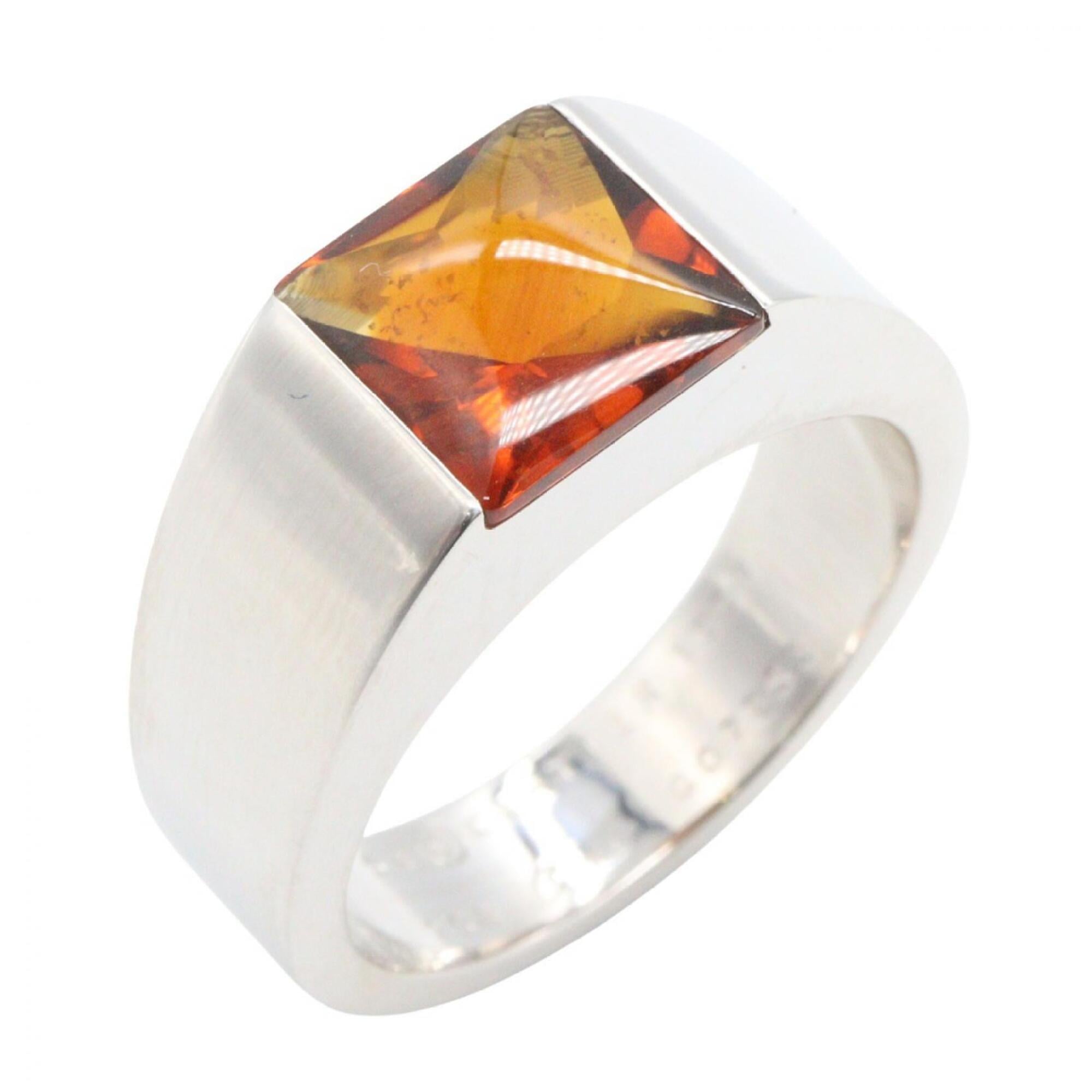 Cartier Tank Ring, 18K White Gold (18KWG), Women\'s Silver Tone