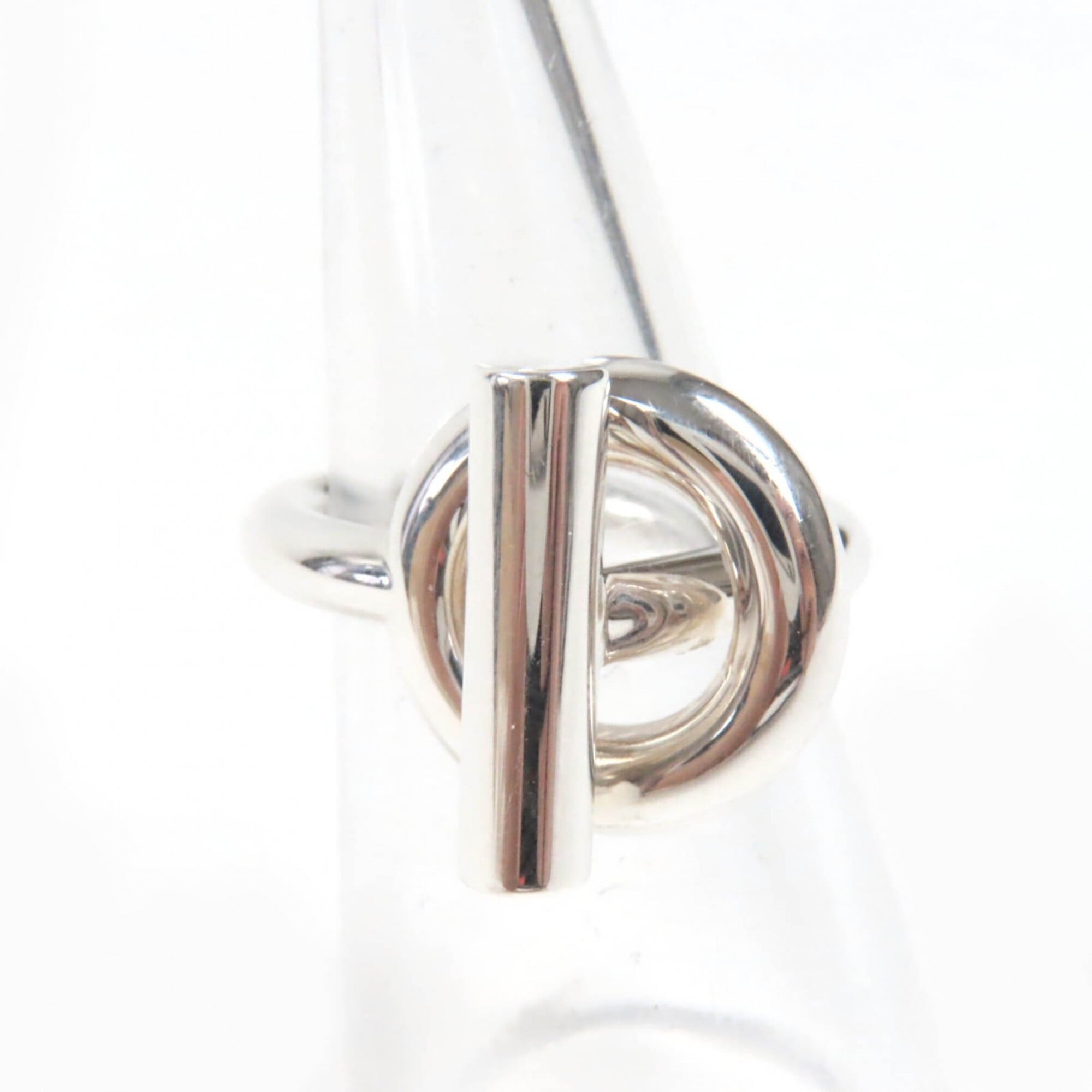 HERMES EchappŽ MM AG925 Ring (22BD167184), 2022 model, Silver, Size 51 (Japanese size equivalent), w