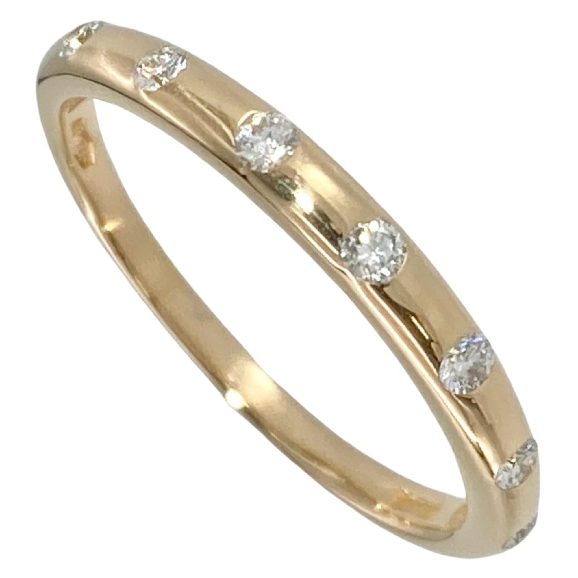 Bulgari BVLGARI Fedi 7P Ring, Diamond Approx. 1.9g, 18K Yellow Gold, Women\'s