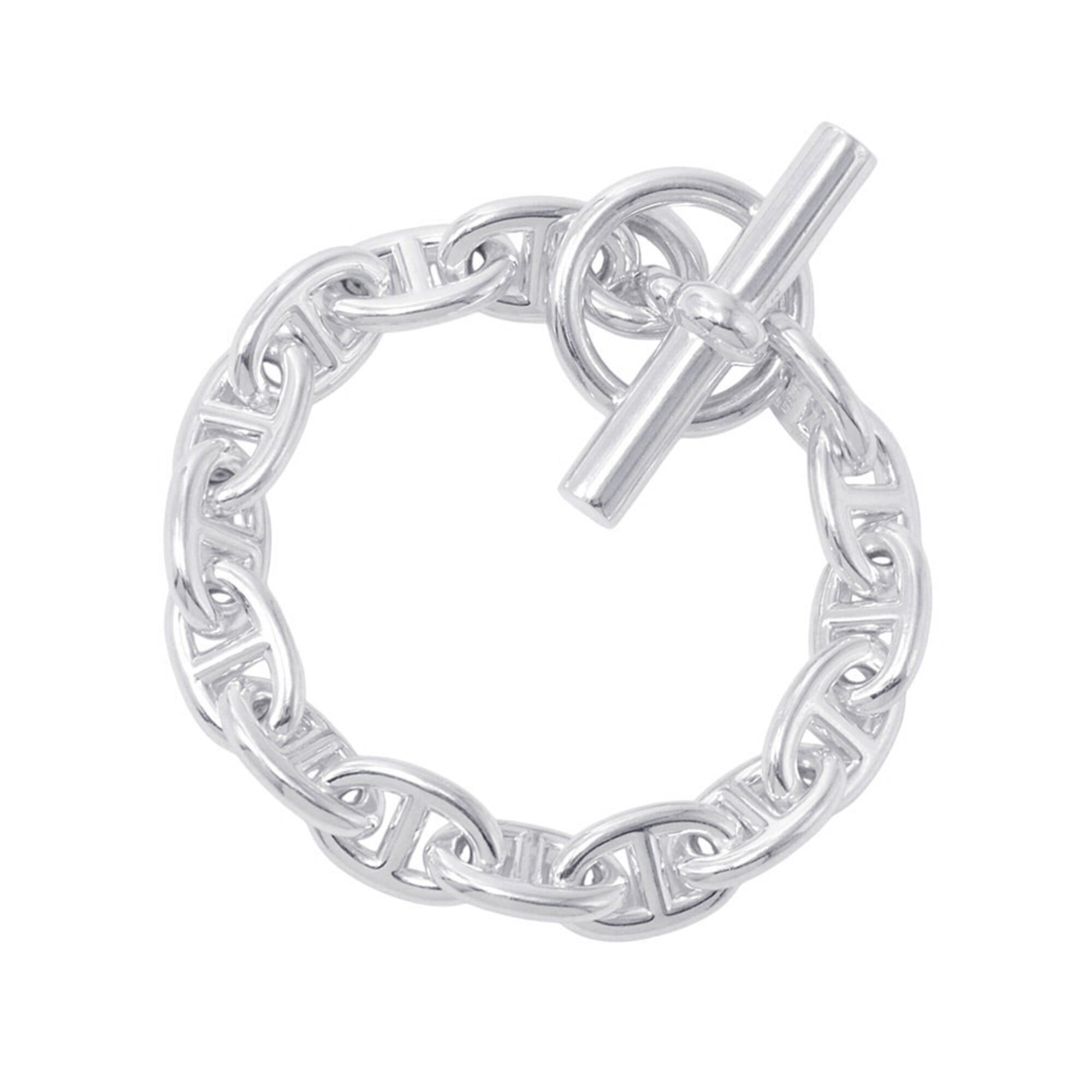 Hermes Chaine d\'Ancre PM Bracelet, 15 links, SV925 Silver, HERMES