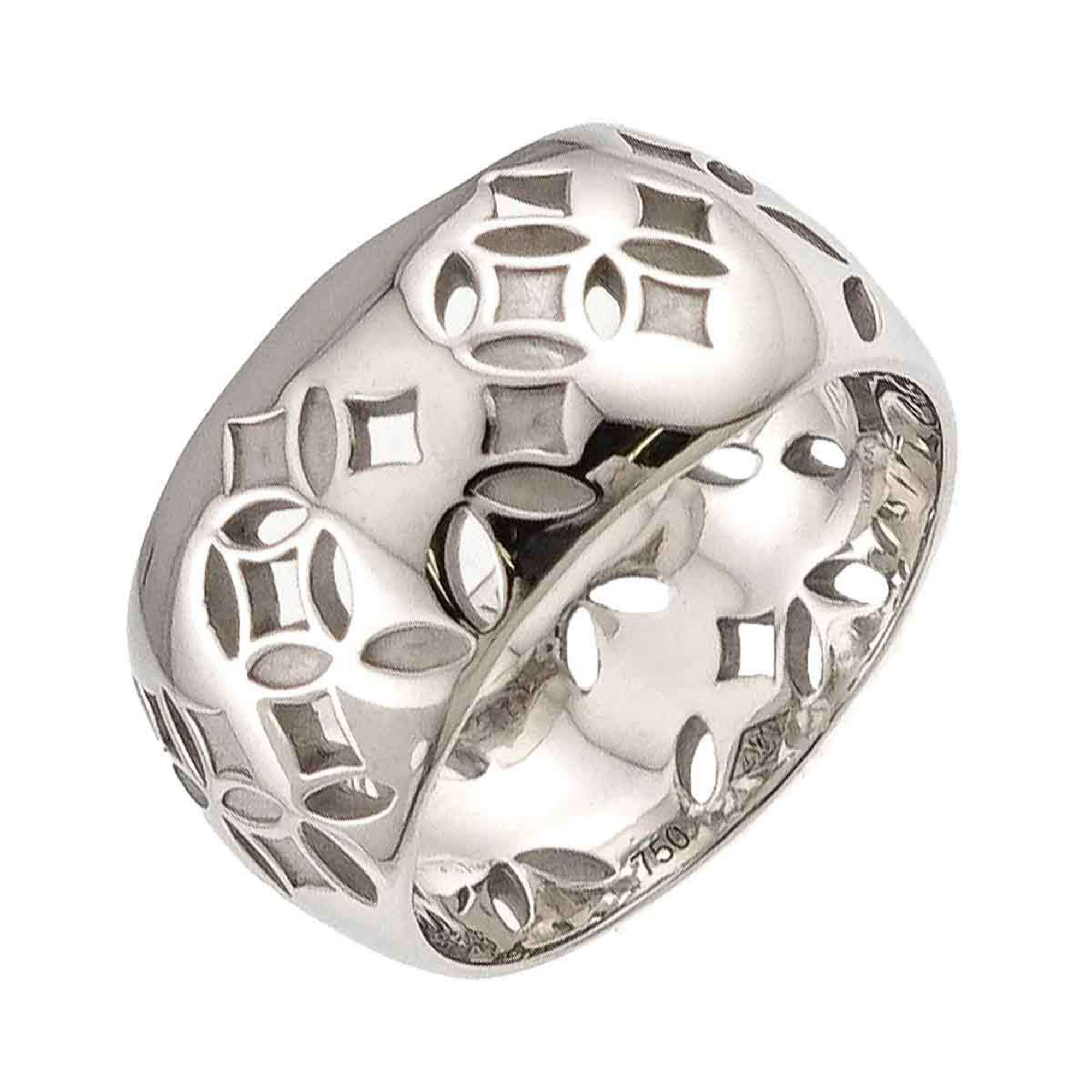 Louis Vuitton Petite Bague Galea Ring #47, 18K WG (White Gold 750)
