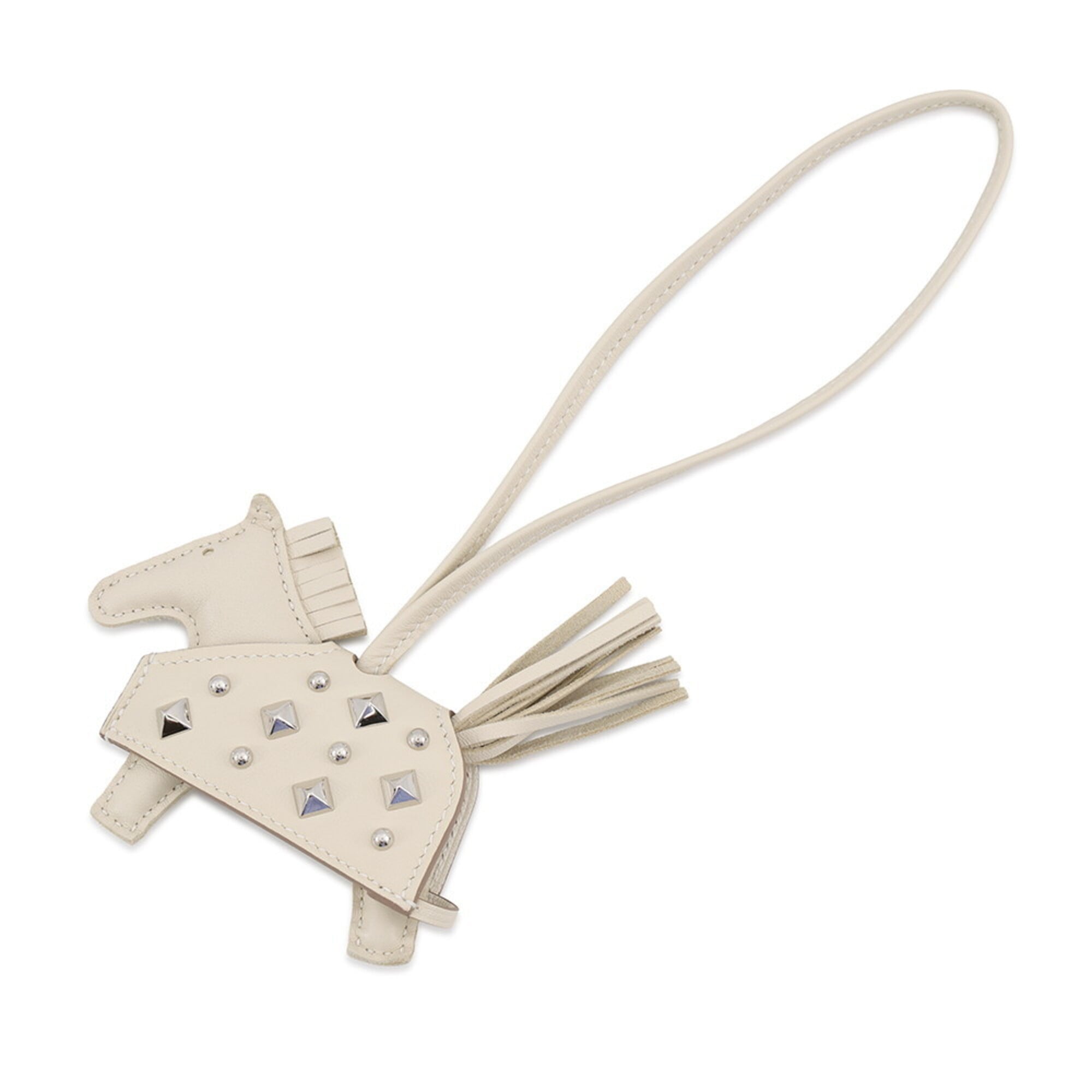 Hermes accessory bag charm Rodeo PM Robeo Lock ClŽ lambskin K stamp HERMES ornament