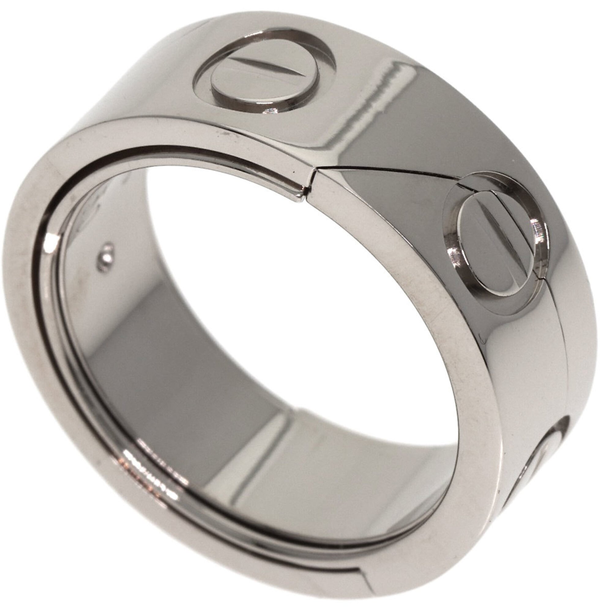 Cartier Astro Love Ring #50, 18K White Gold, Women\'s Ring, CARTIER