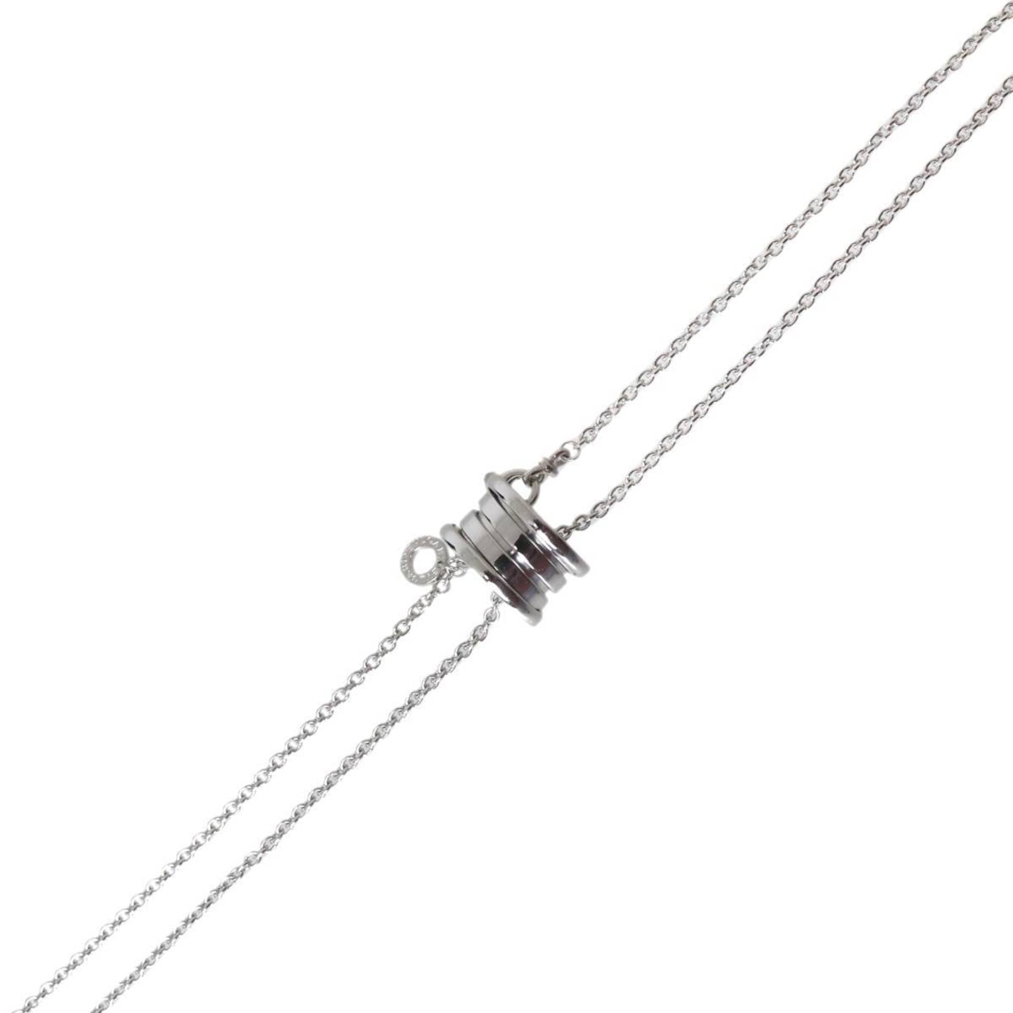 BVLGARI B-ZERO1 Necklace, 18K White Gold, Neck circumference: 41cm, Top: 7.9 x 14.7mm, Weight: 11.6g