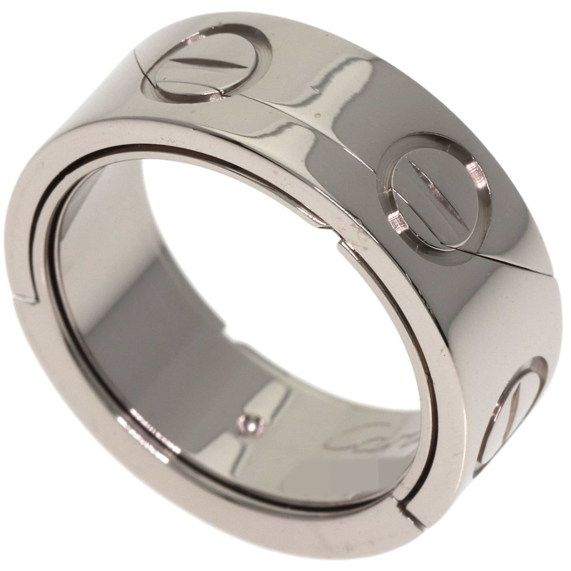 Cartier Astro Love Ring #48, 18K White Gold, Women\'s Ring, CARTIER