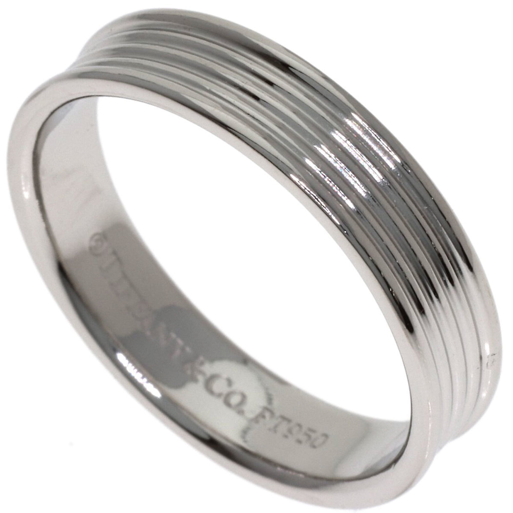 Tiffany & Co. Band Ring, Platinum PT950, Women\'s Ring.
