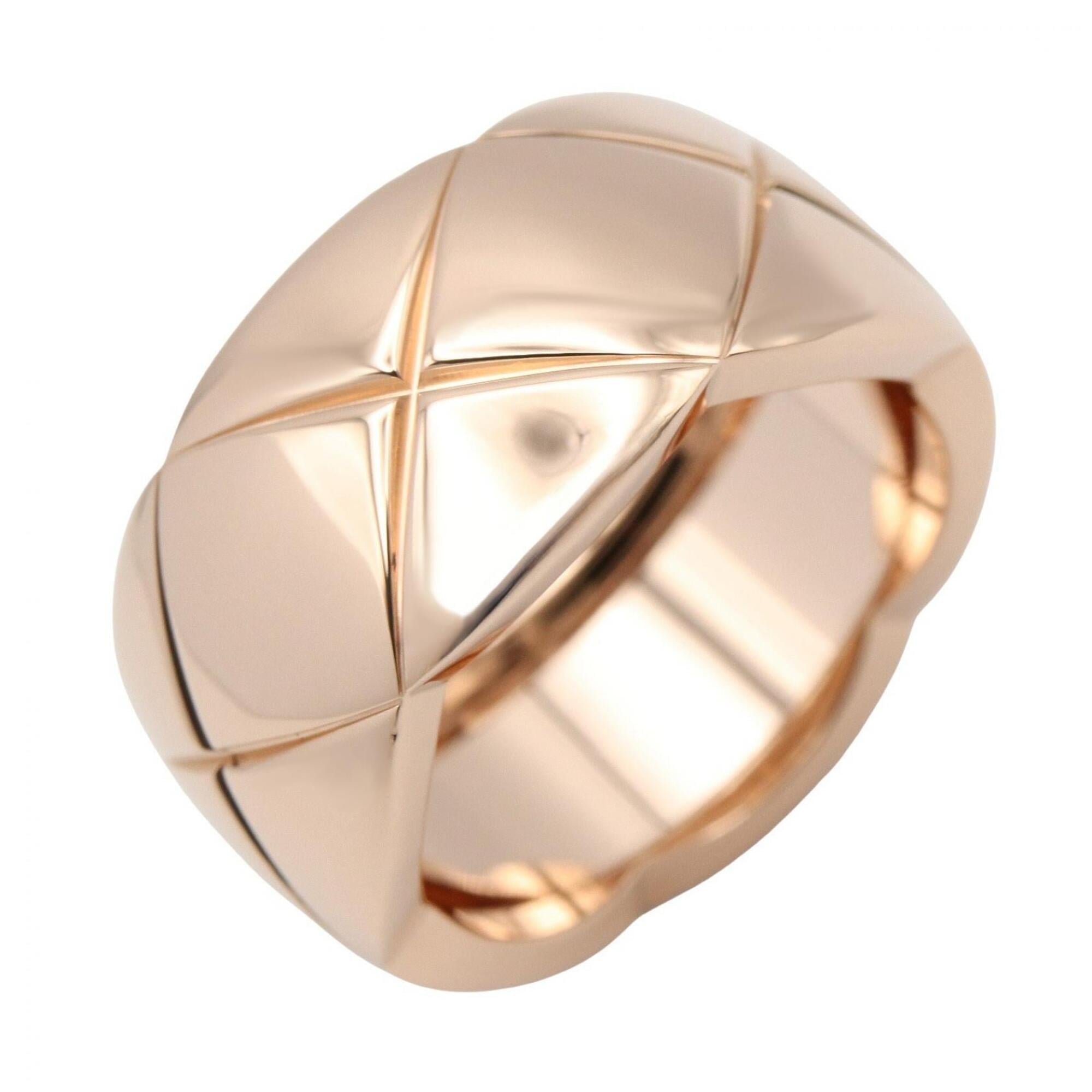 Chanel Coco Crush Large Ring, 18K Pink Gold (J10818) - Men\'s & Women\'s Gold-Tone Ring
