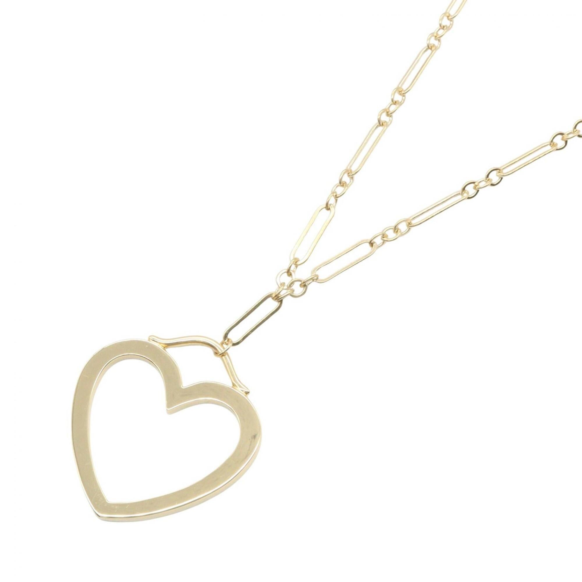 Tiffany & Co. Open Heart Necklace, 18K (Yellow Gold), Women\'s Jewelry, Gold Tone