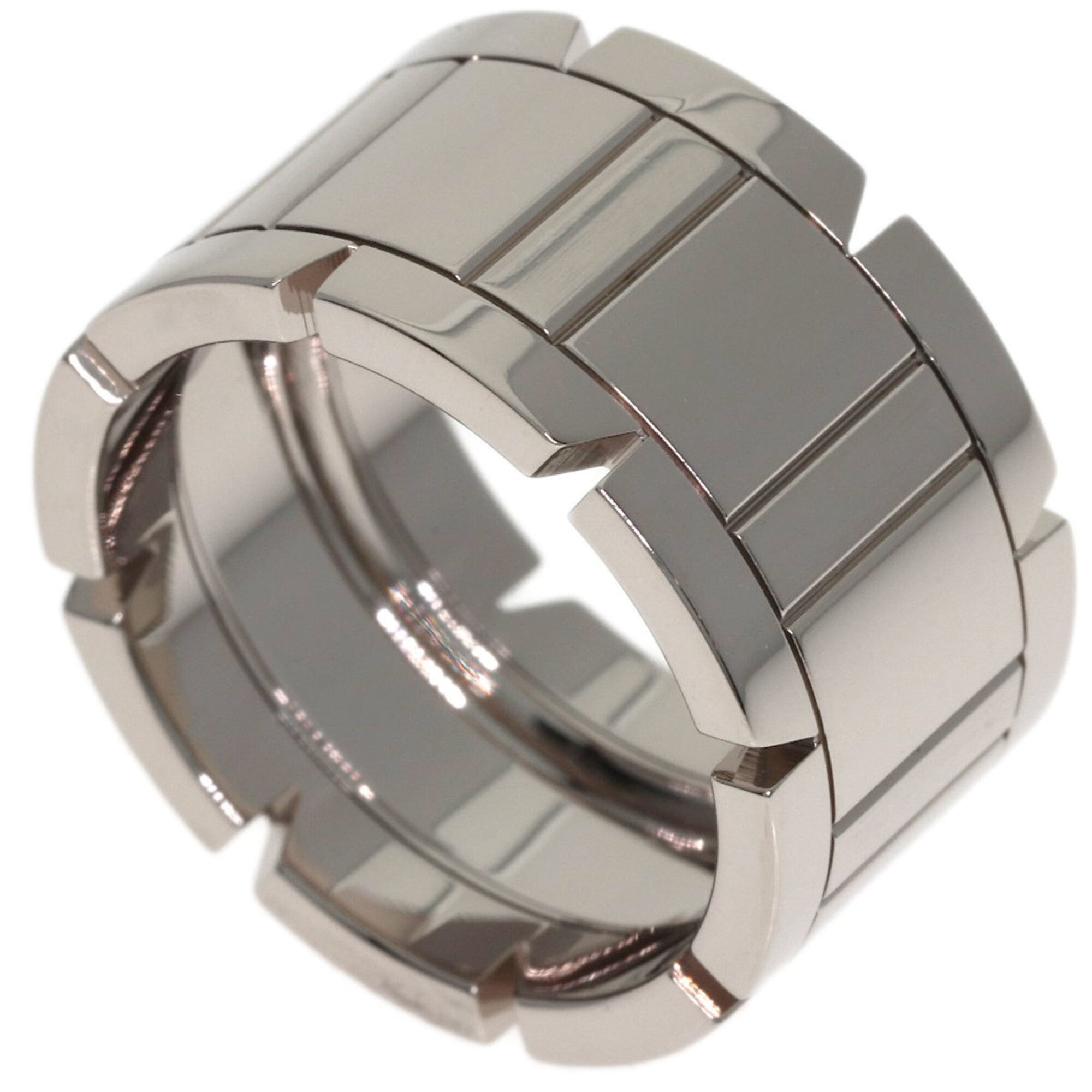 Cartier Tank Franaise LM #52 Ring, 18K White Gold, Women\'s, CARTIER