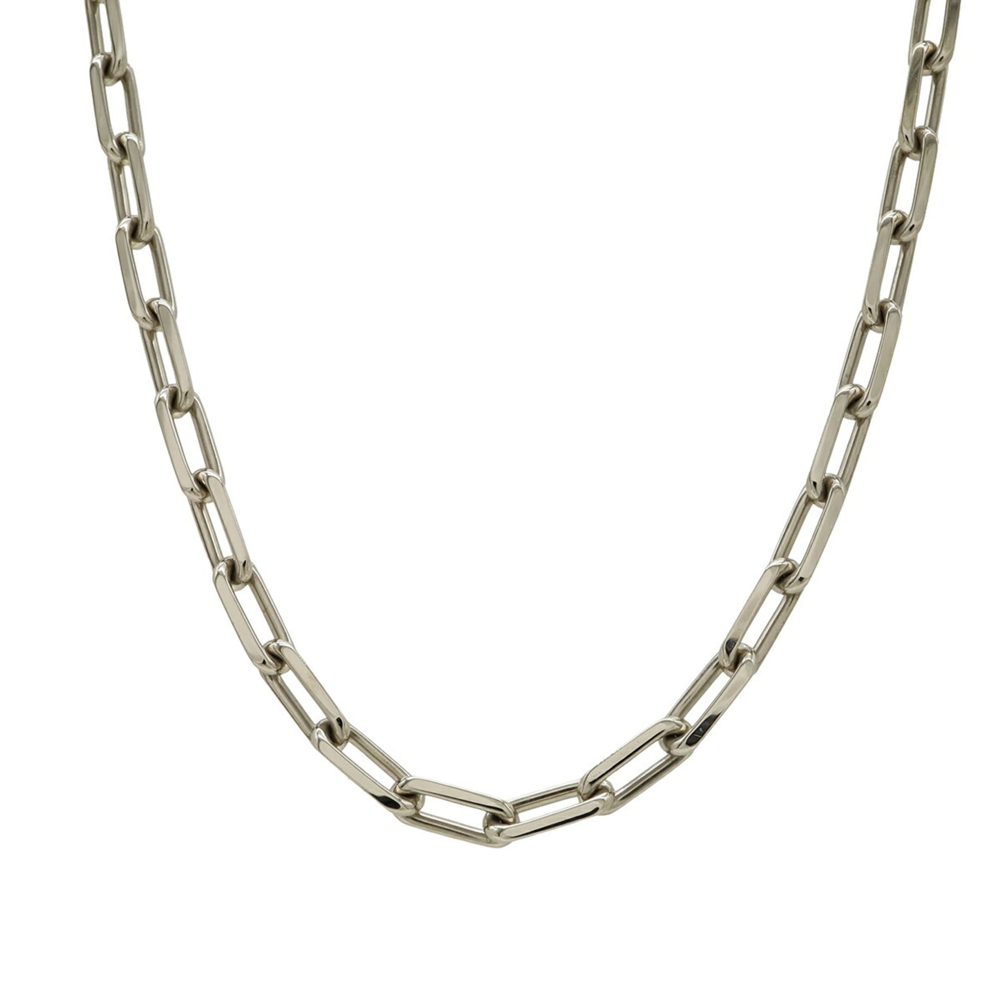 Cartier Santos de Necklace, Dumont Chain, 18KWG (750WG) White Gold, B7009100
